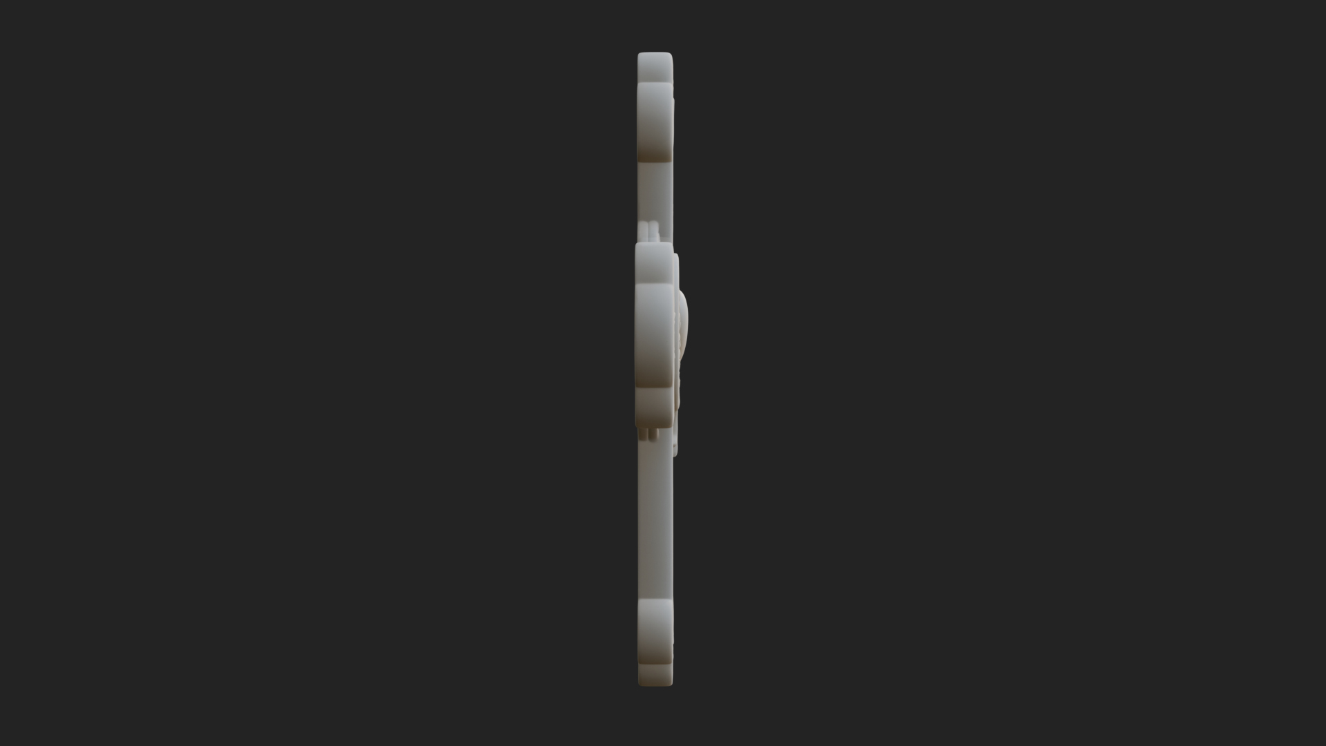 Carved Relief Wall Cross Design 84 3D Print Model 3D Model