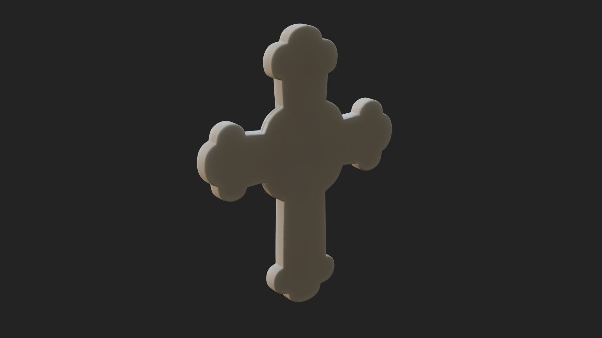 Carved Relief Wall Cross Design 84 3D Print Model 3D Model