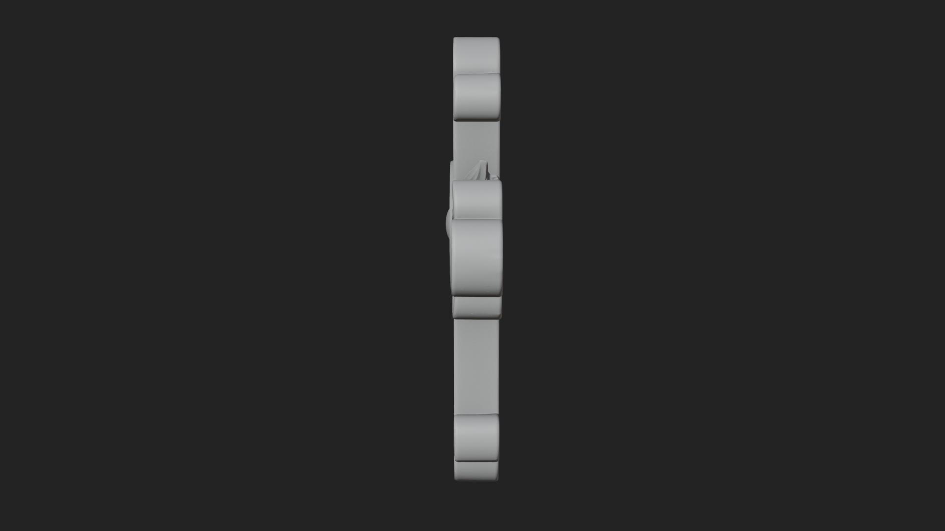 Carved Relief Wall Cross Design 85 3D Print Model 3D Model