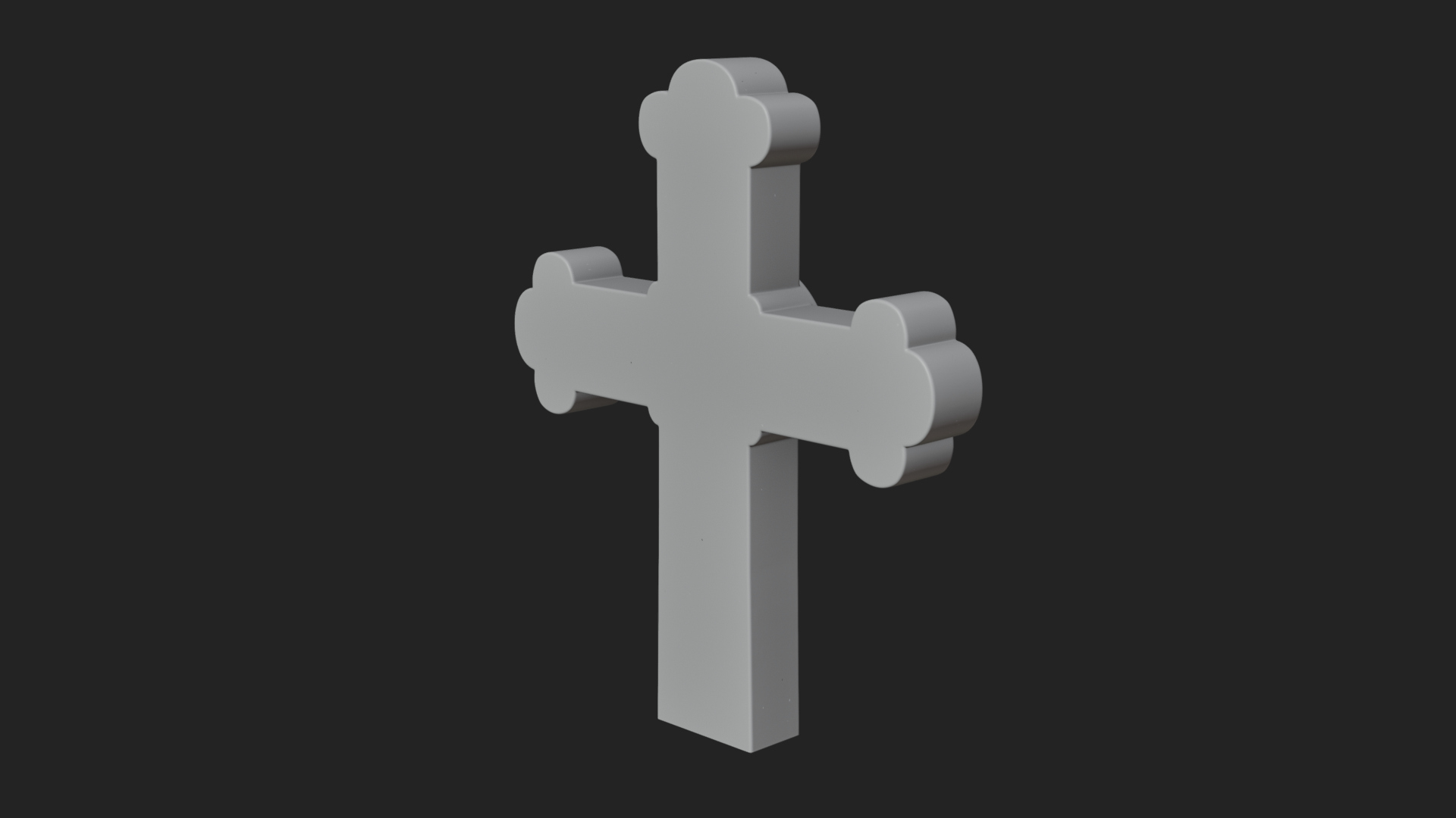 Carved Relief Wall Cross Design 88 3D Print Model 3D Model