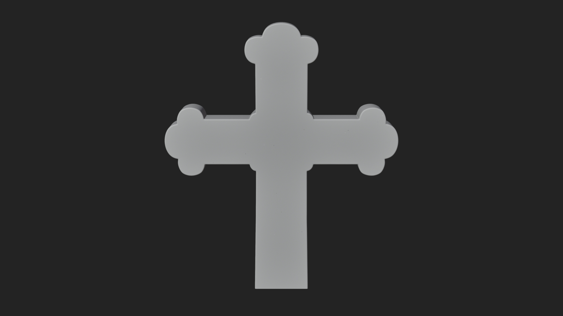 Carved Relief Wall Cross Design 88 3D Print Model 3D Model