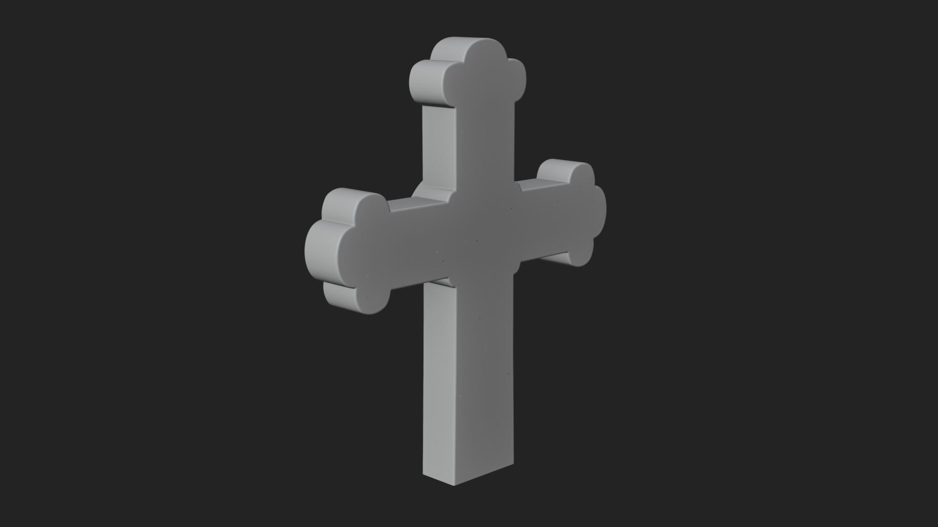 Carved Relief Wall Cross Design 88 3D Print Model 3D Model