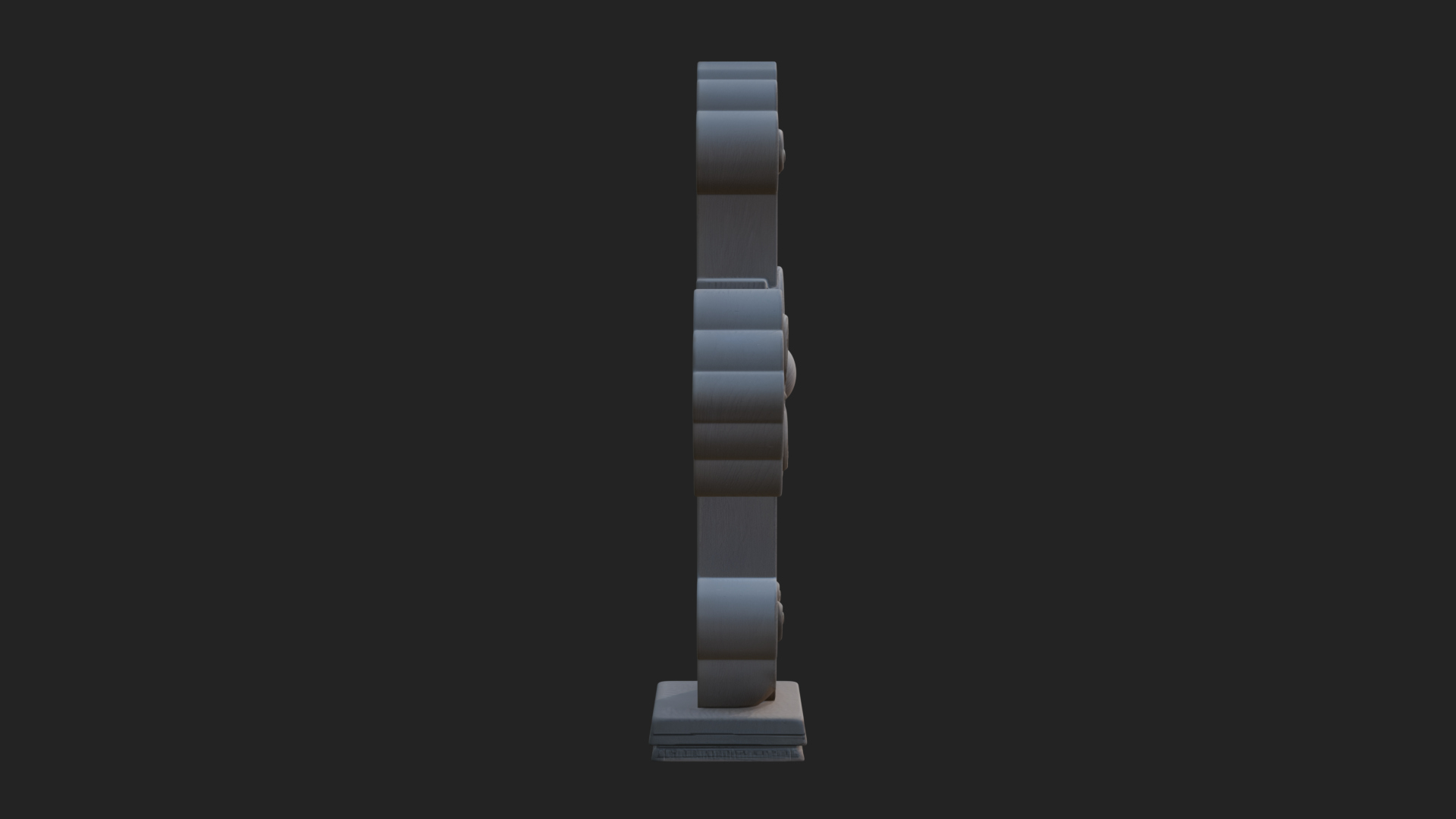 Carved Relief Wall Cross Design 89 3D Print Model 3D Model