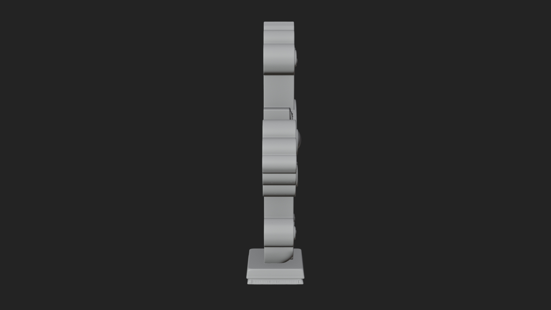 Carved Relief Wall Cross Design 89 3D Print Model 3D Model