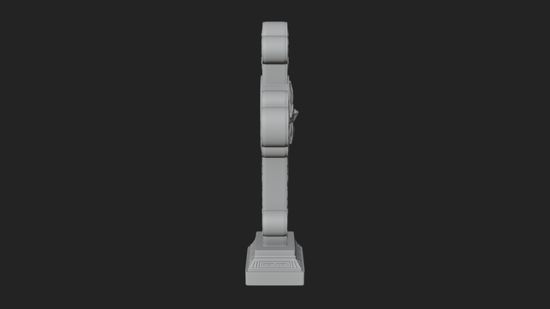 Carved Relief Wall Cross Design 90 3D Print Model 3D Model
