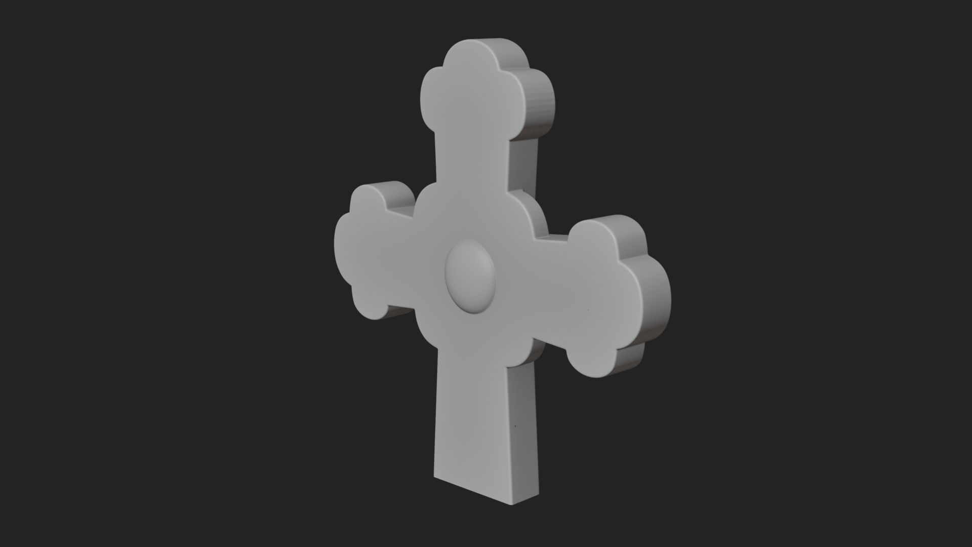 Carved Relief Wall Cross Design 91 3D Print Model 3D Model