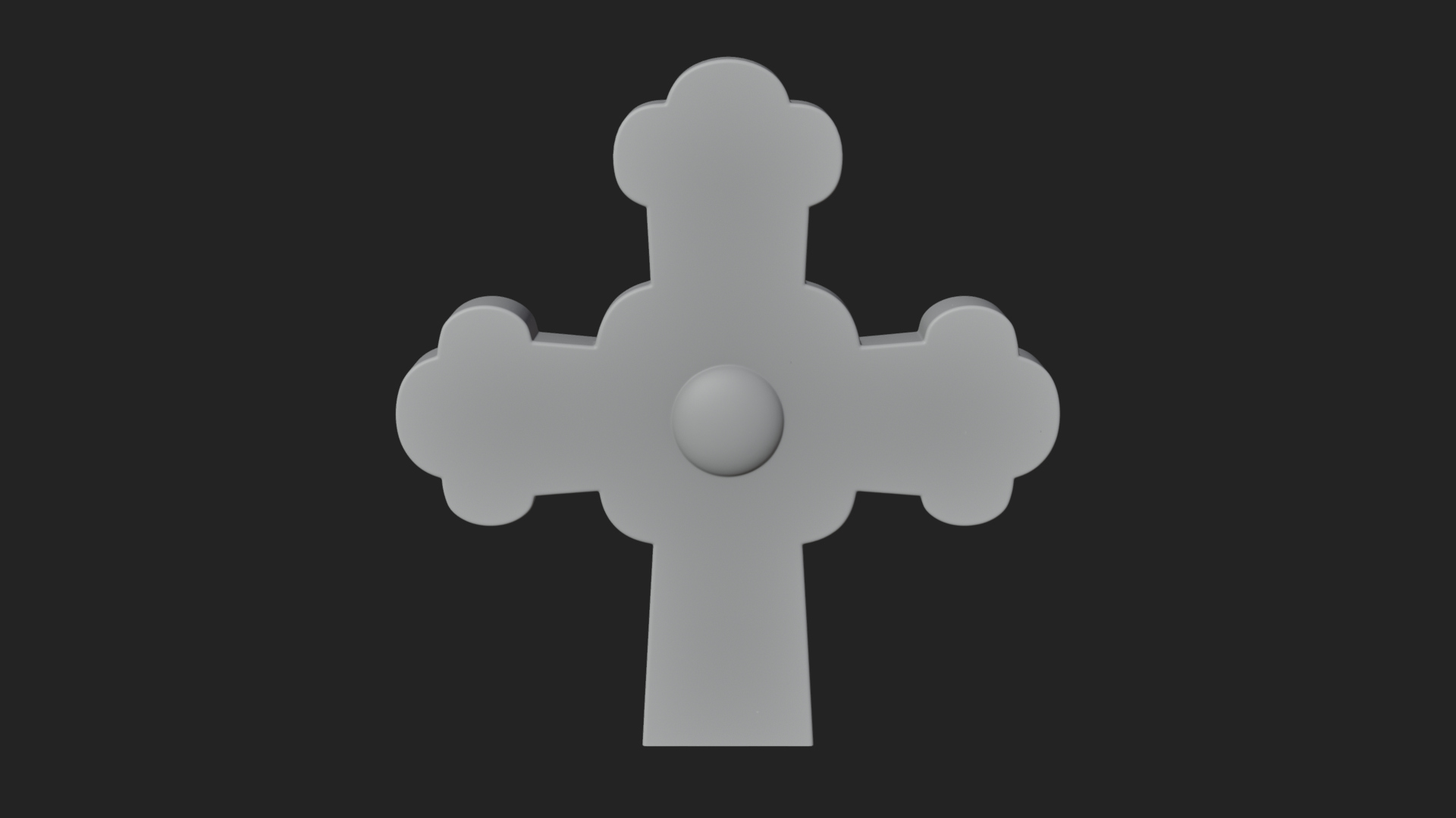 Carved Relief Wall Cross Design 91 3D Print Model 3D Model
