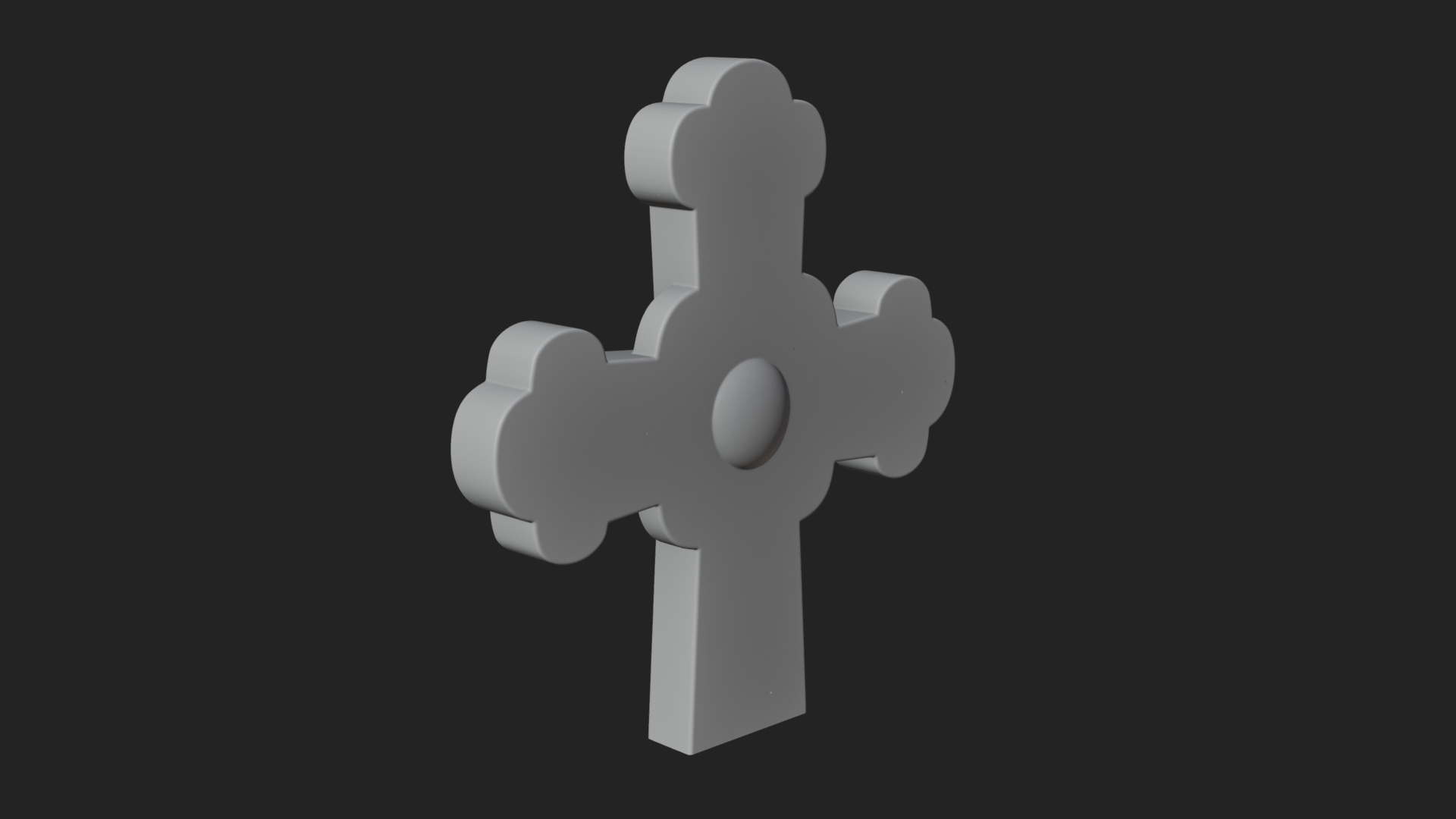 Carved Relief Wall Cross Design 91 3D Print Model 3D Model
