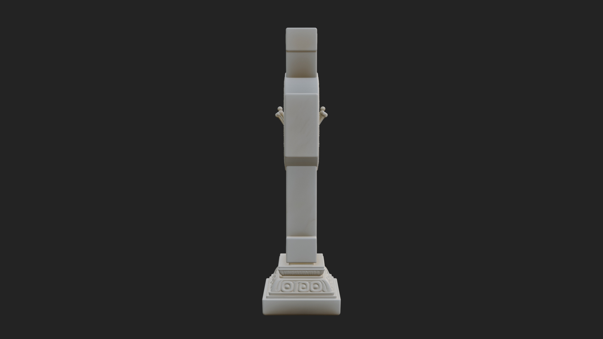 Carved Relief Wall Cross Design 93 3D Print Model 3D Model
