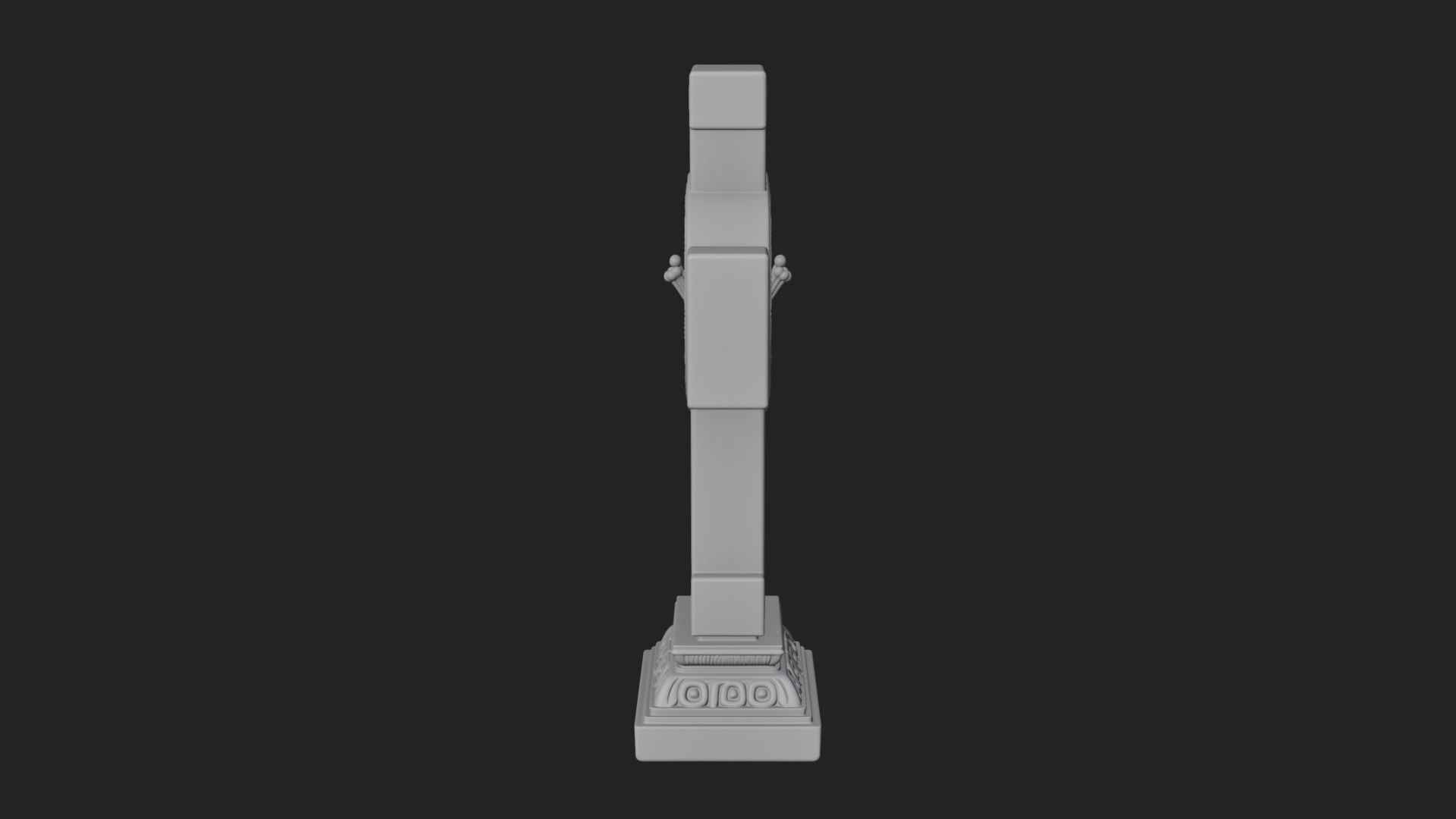 Carved Relief Wall Cross Design 93 3D Print Model 3D Model