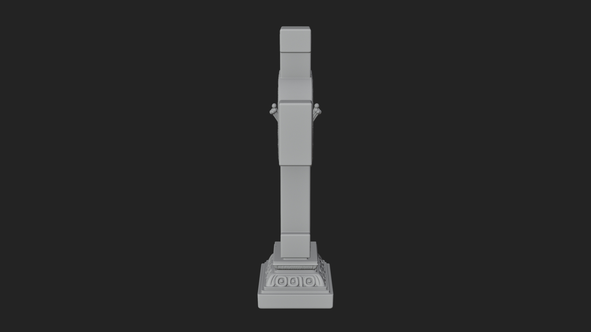 Carved Relief Wall Cross Design 93 3D Print Model 3D Model