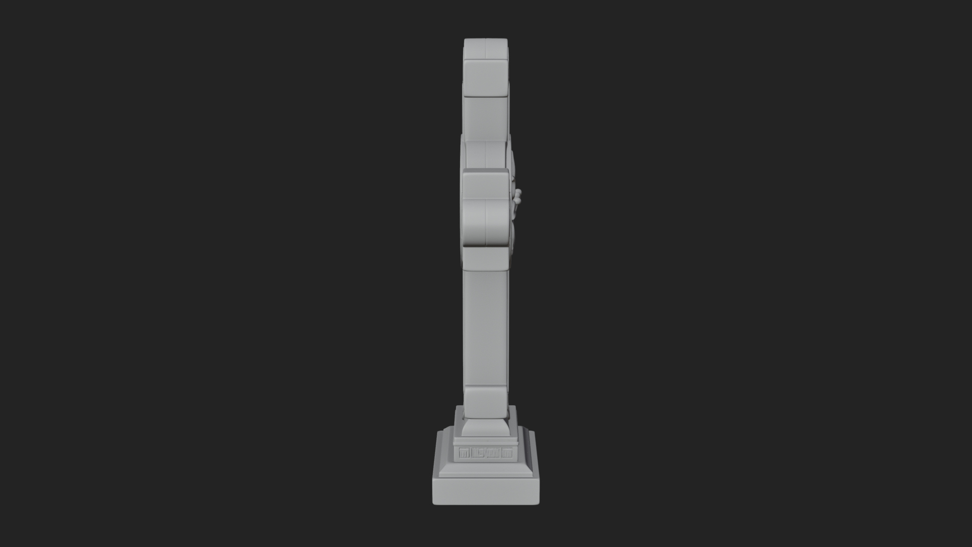Carved Relief Wall Cross Design 94 3D Print Model 3D Model