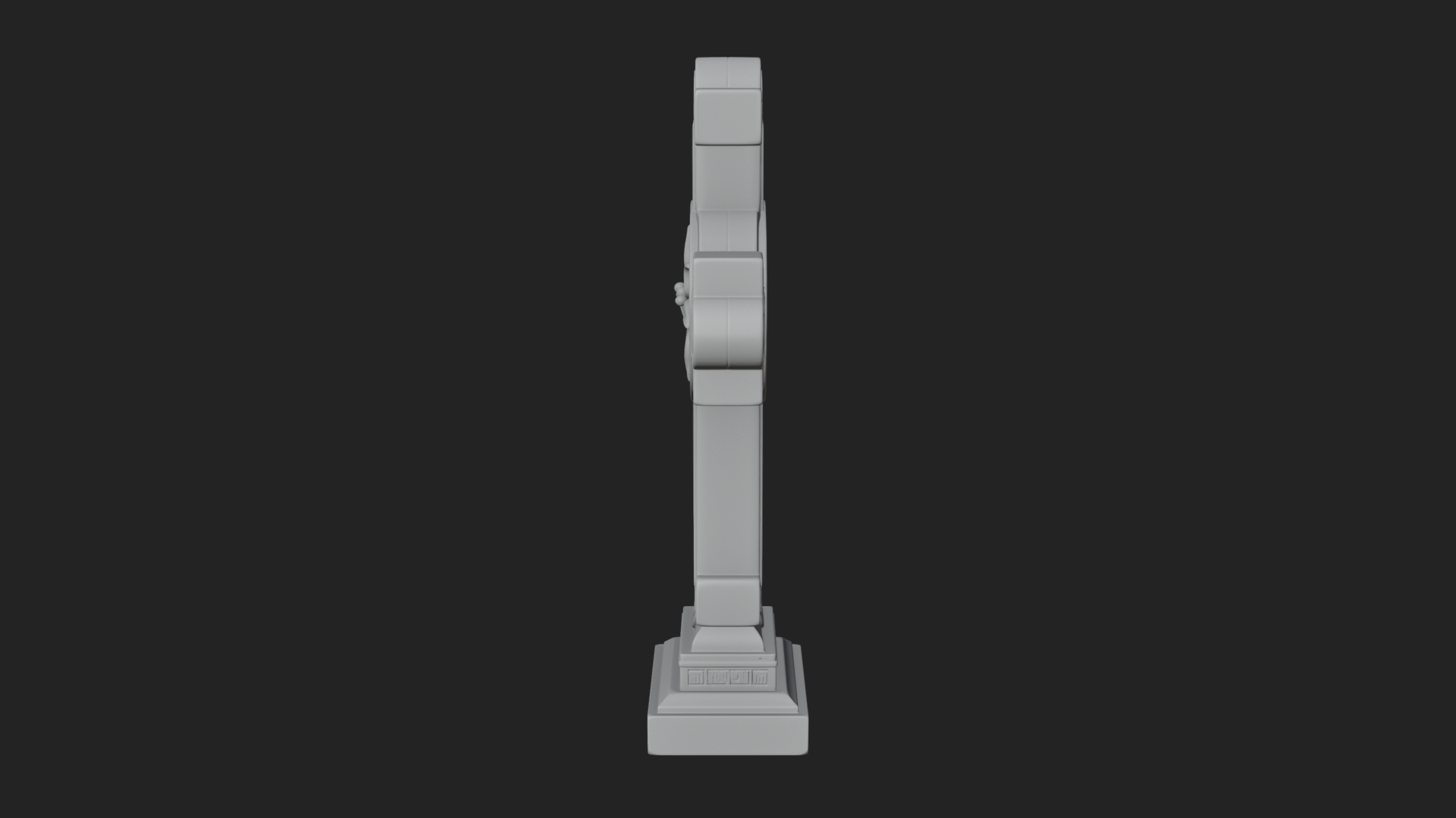 Carved Relief Wall Cross Design 94 3D Print Model 3D Model