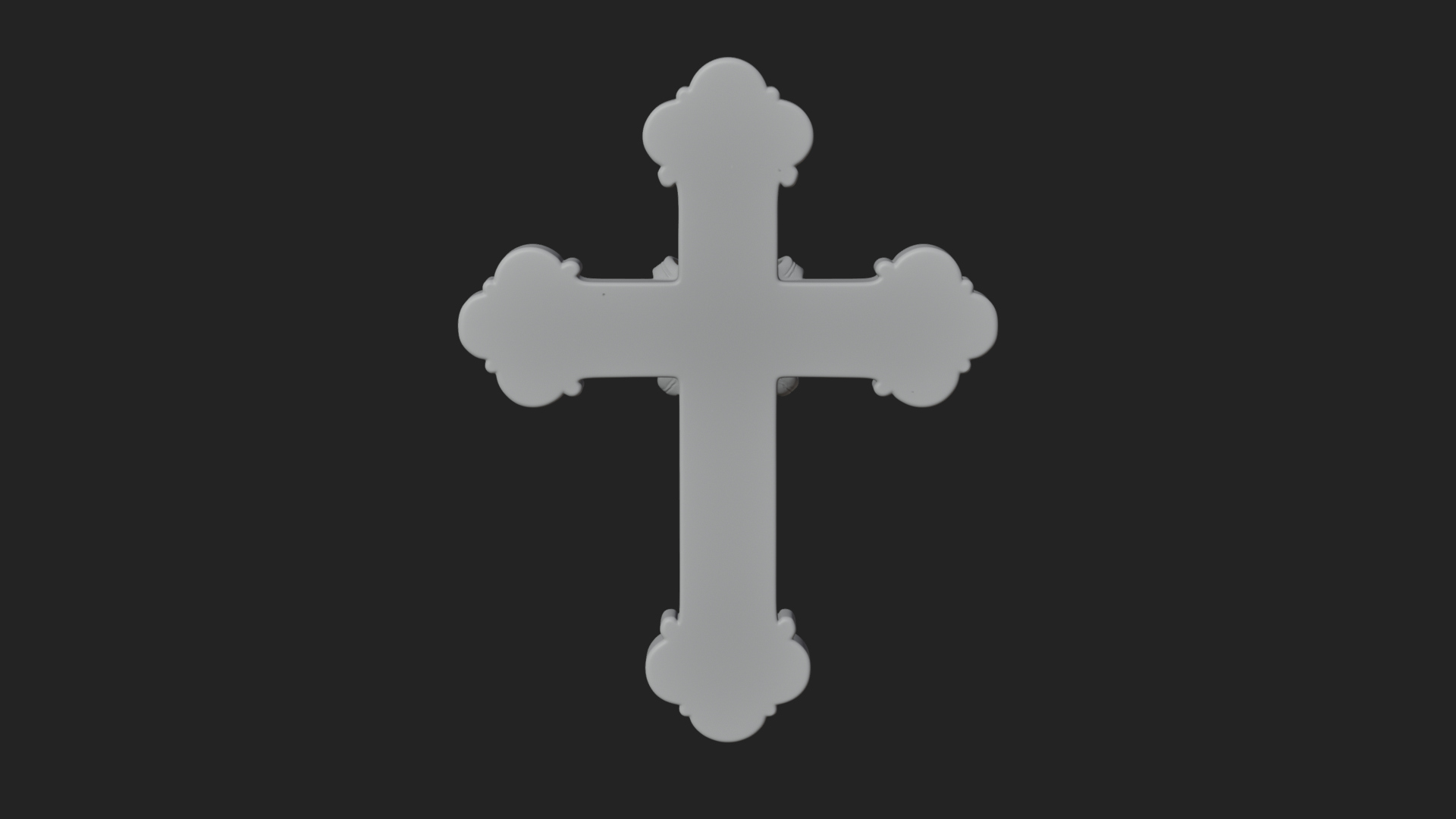 Carved Relief Wall Cross Design 96 3D Print Model 3D Model