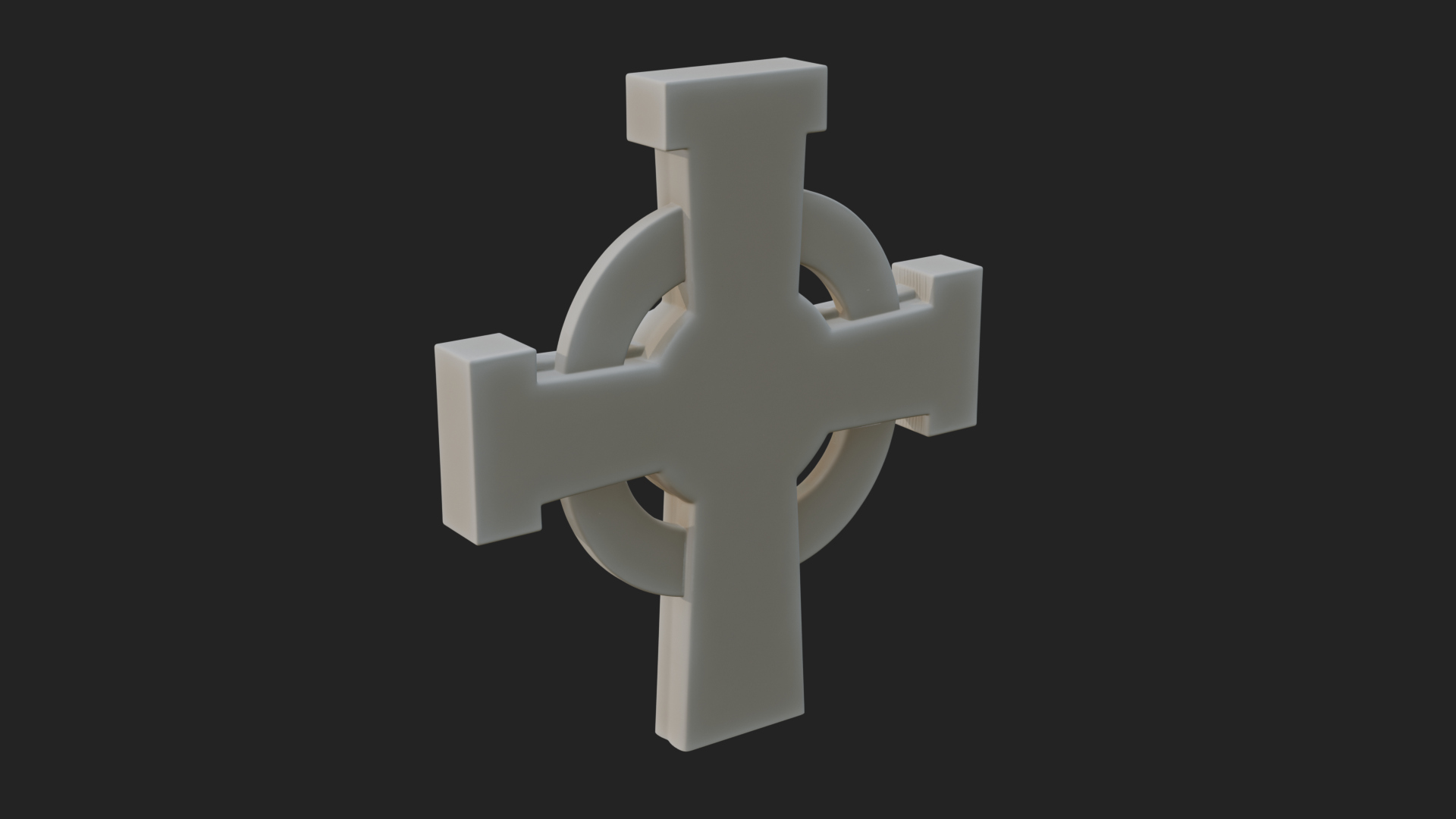 Carved Relief Wall Cross Design 97 3D Print Model 3D Model