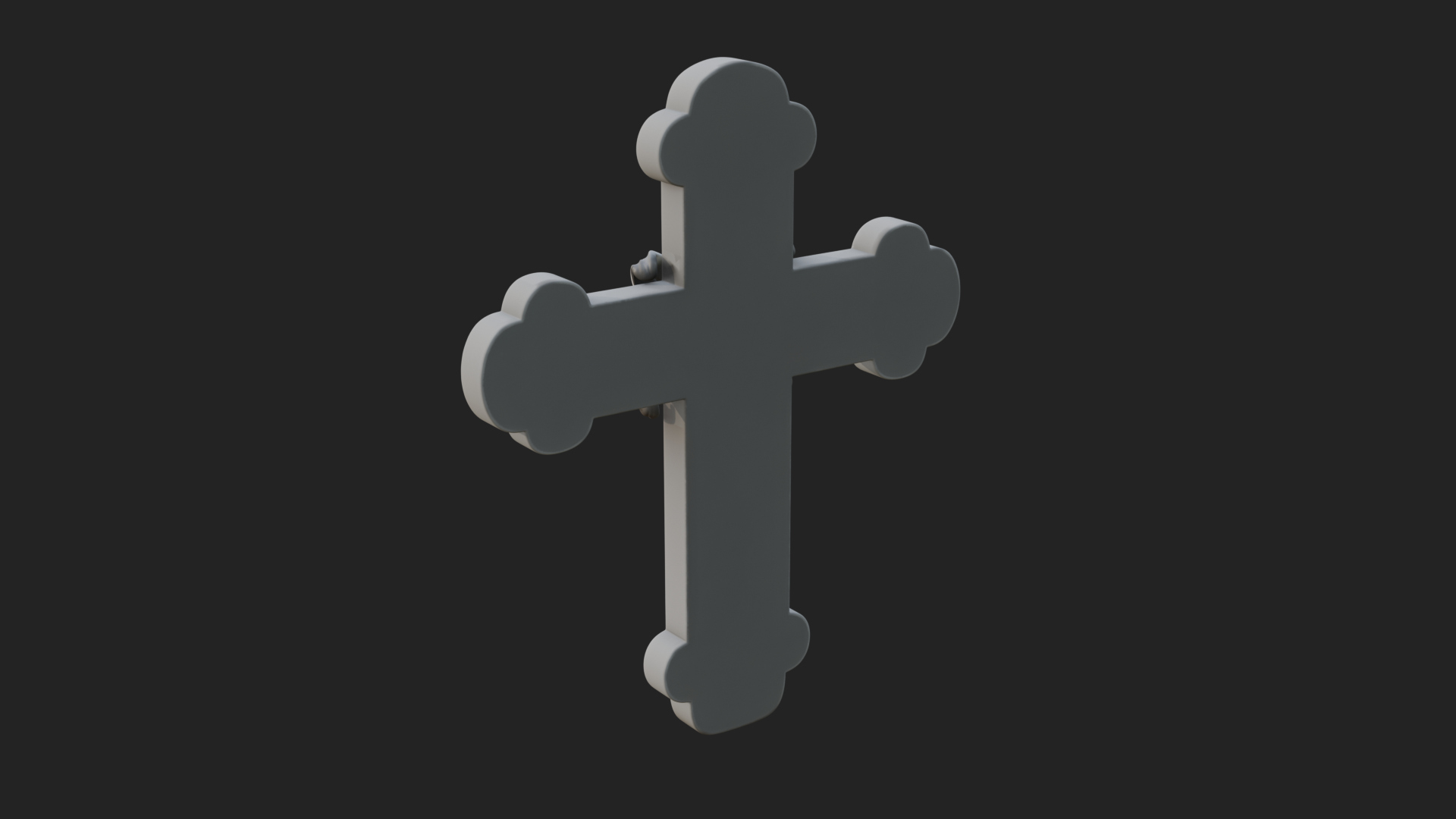 Carved Relief Wall Cross Design 98 3D Print Model 3D Model