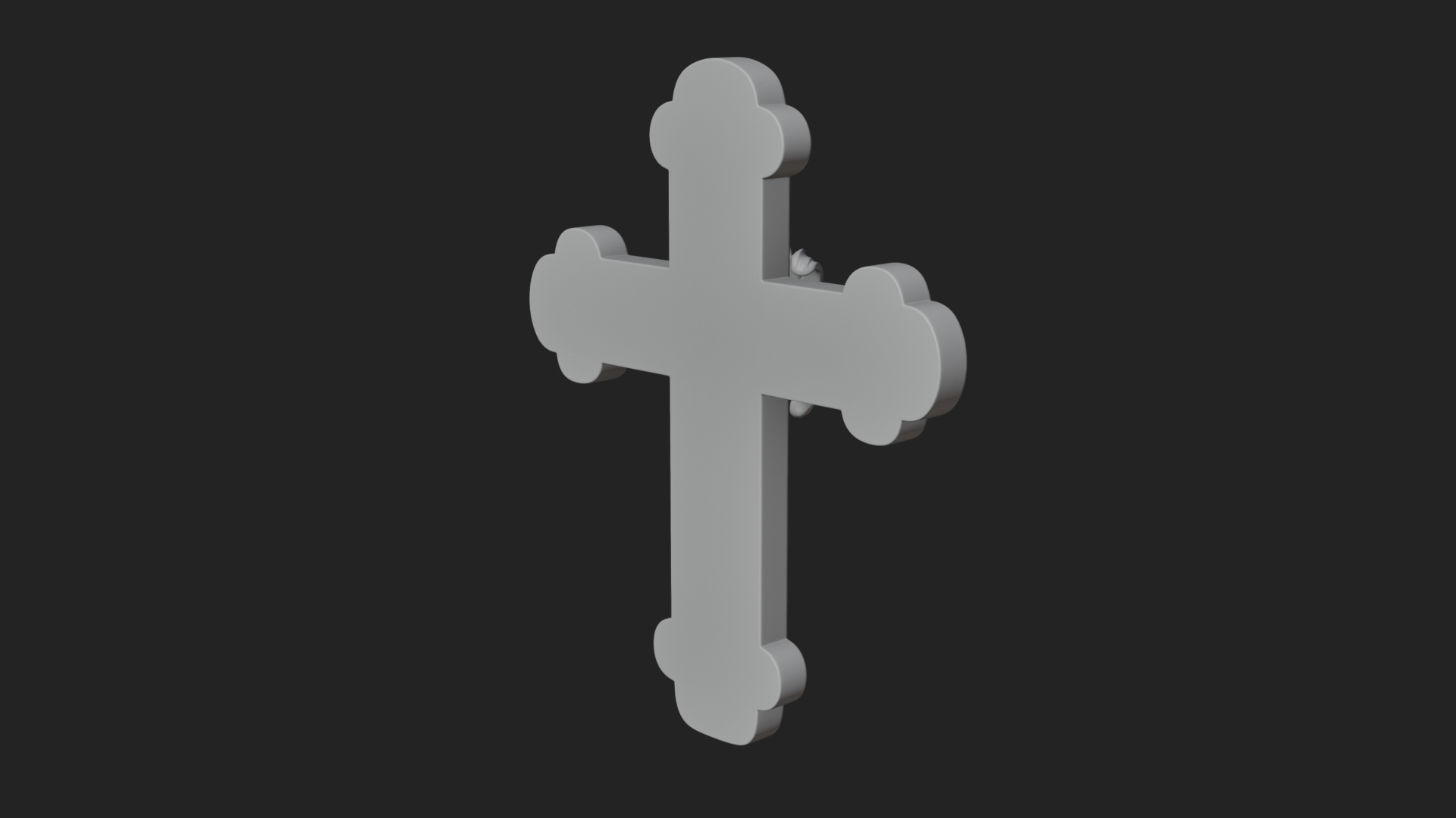 Carved Relief Wall Cross Design 98 3D Print Model 3D Model
