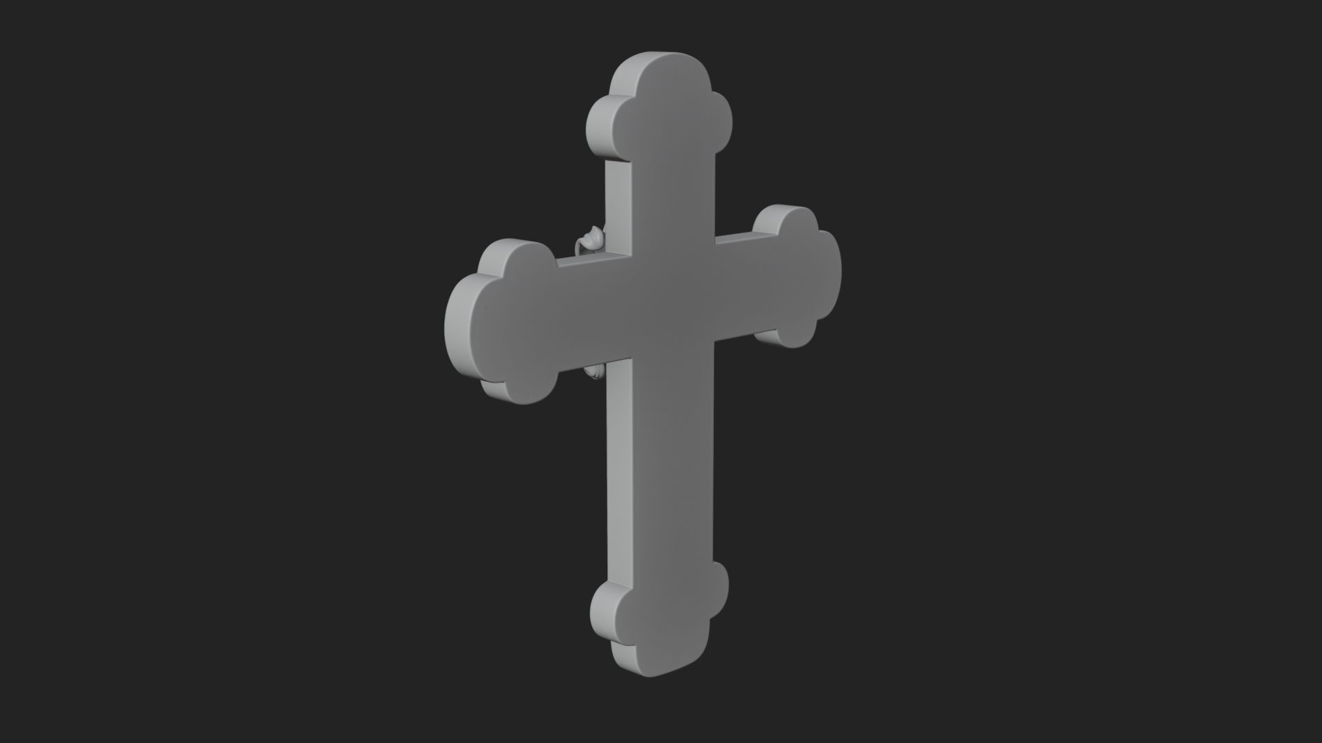 Carved Relief Wall Cross Design 98 3D Print Model 3D Model