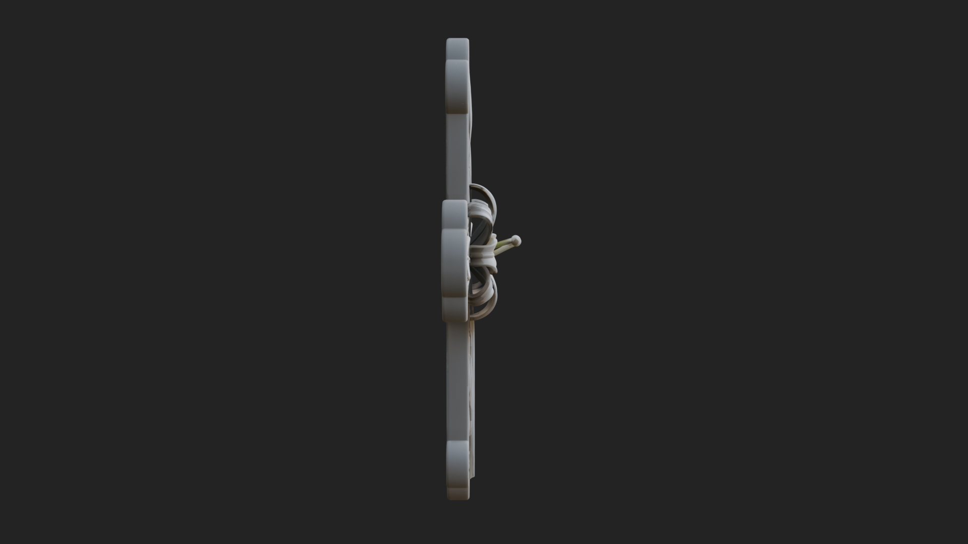 Carved Relief Wall Cross Design 99 3D Print Model 3D Model