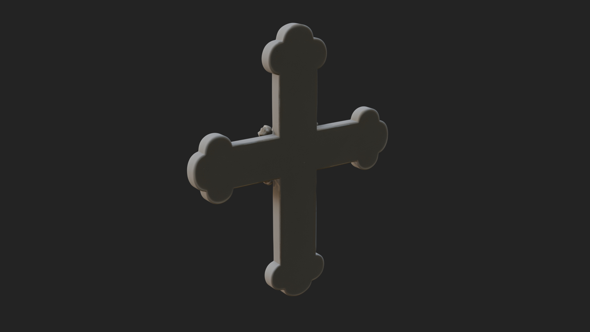 Carved Relief Wall Cross Design 99 3D Print Model 3D Model