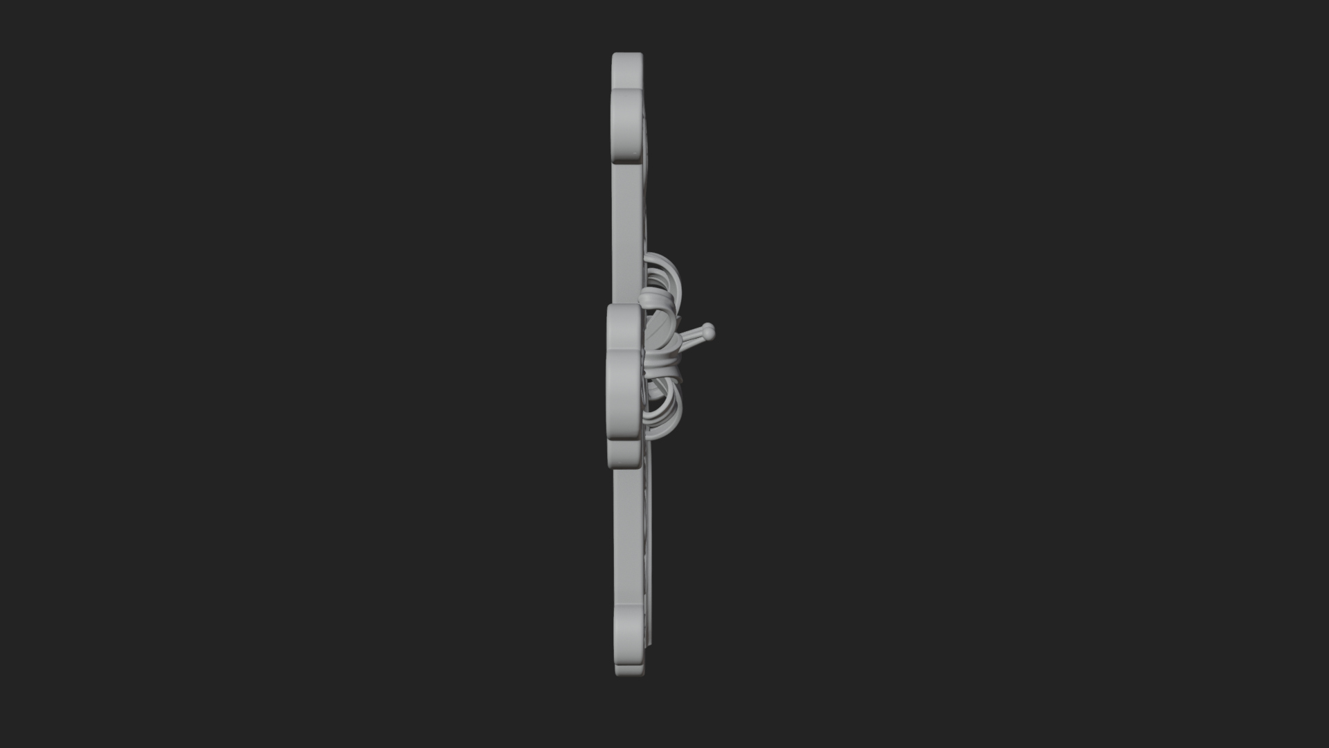 Carved Relief Wall Cross Design 99 3D Print Model 3D Model