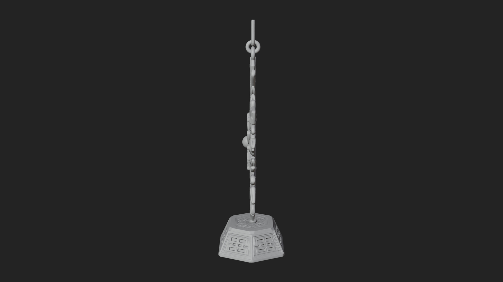 Carved Snowflake Ornament Design 3 3D Print Model 3D Model