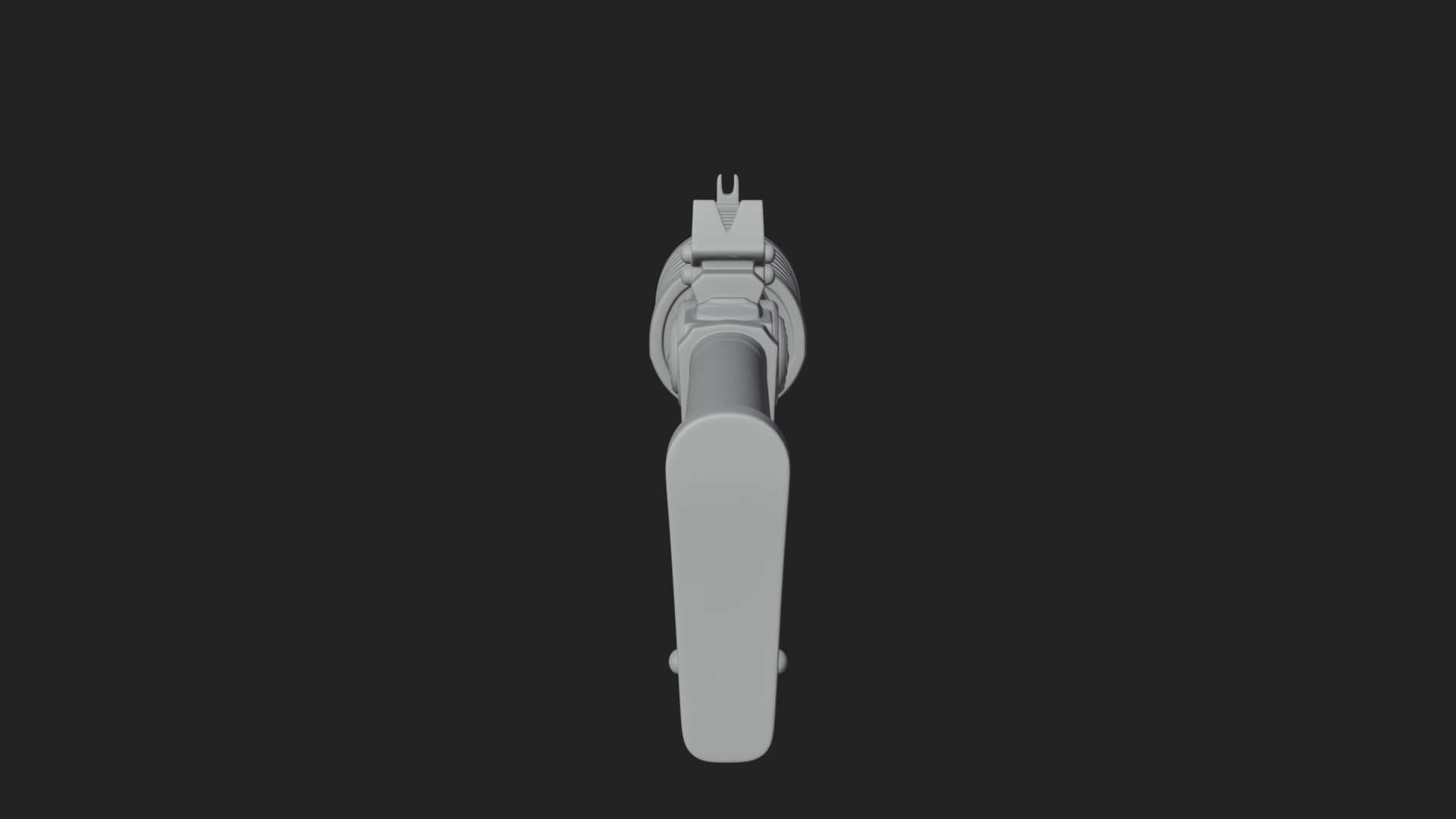 Carved Spike Barrel Launcher Model Design 1 3D Print Model 3D Model