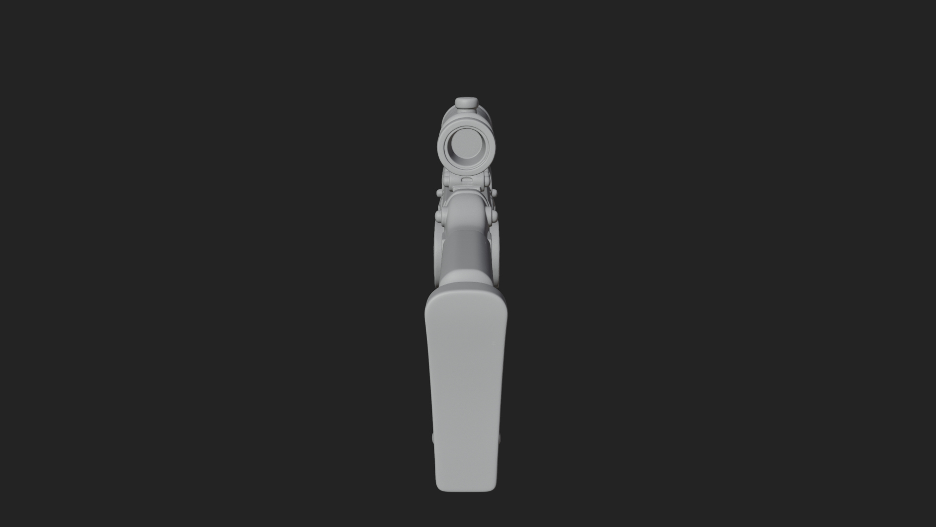 Carved Spike Barrel Launcher Model Design 3 3D Print Model 3D Model