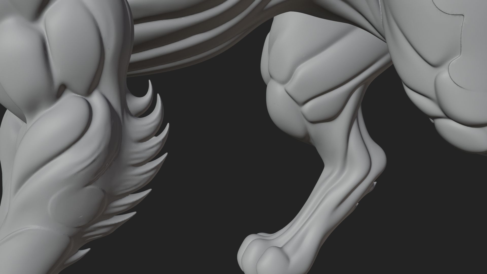 Carved Spirit Cat Statue Design 2 3D Print Model 3D Model