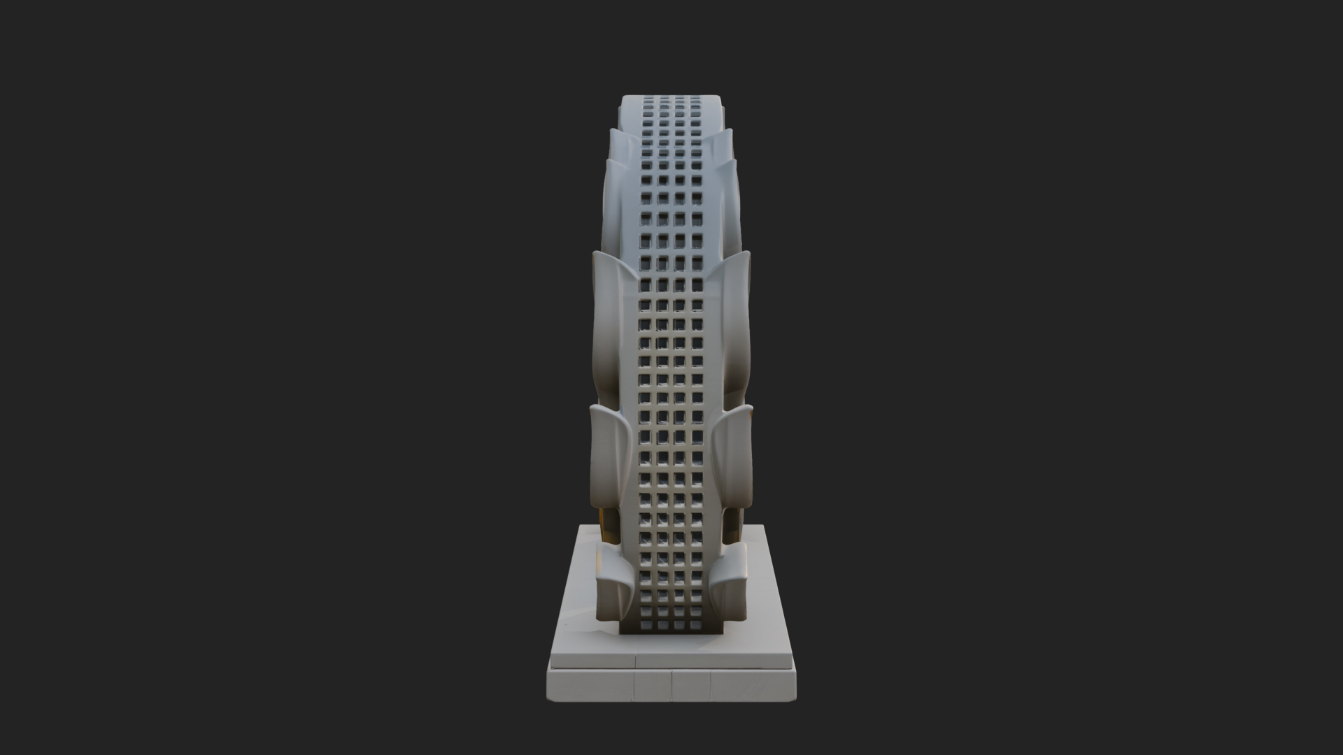 Carved Stone Garden Arch Design 13 3D Print Model 3D Model