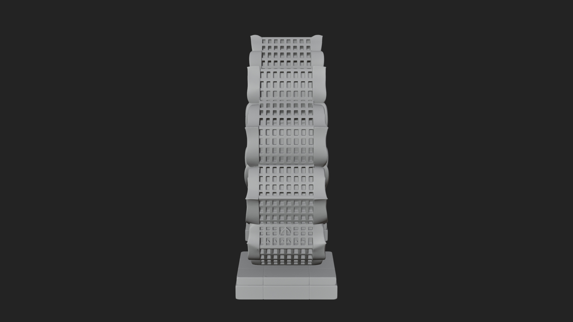 Carved Stone Garden Arch Design 15 3D Print Model 3D Model