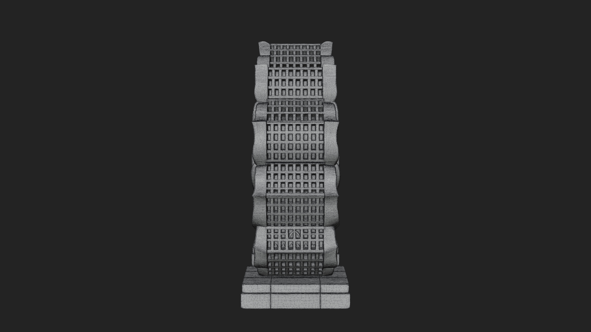 Carved Stone Garden Arch Design 15 3D Print Model 3D Model