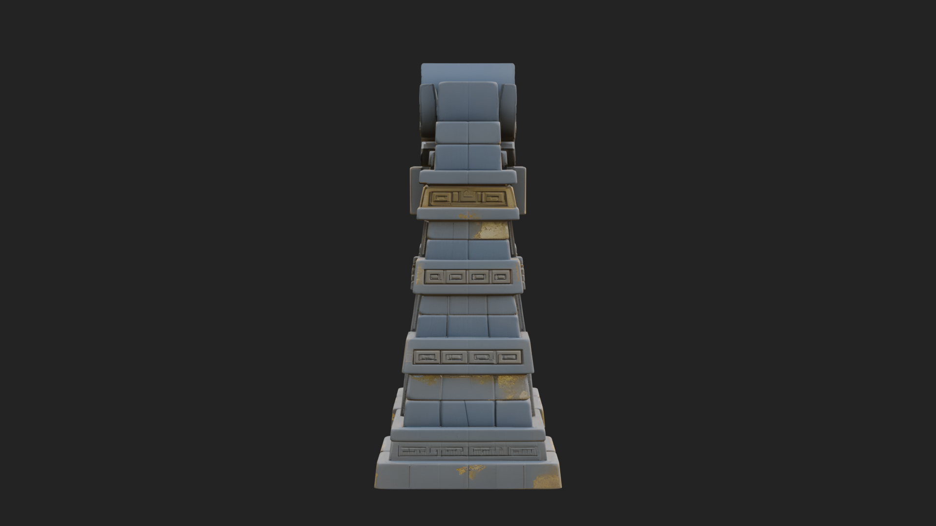 Carved Stone Garden Arch Design 2 3D Print Model 3D Model