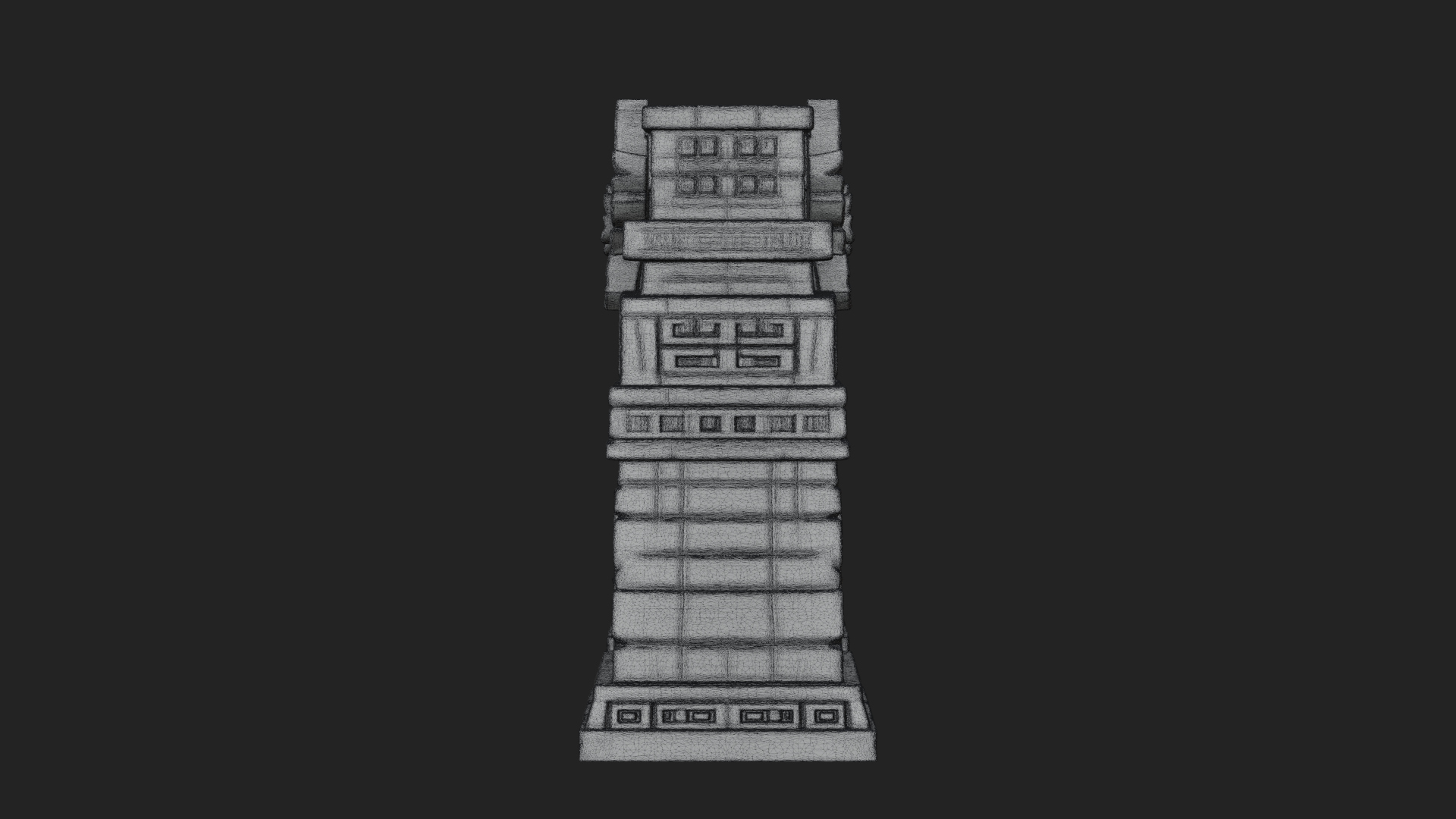 Carved Stone Garden Arch Design 3 3D Print Model 3D Model