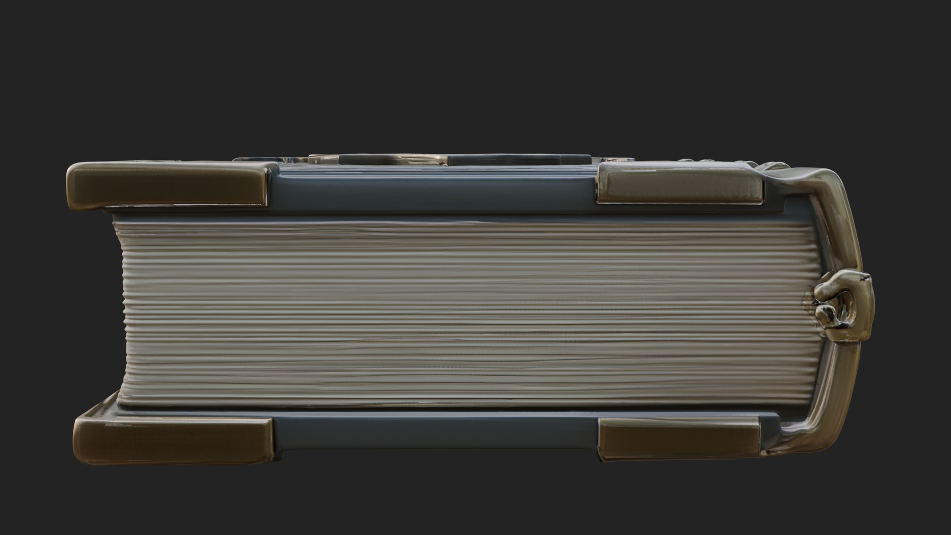 Carved Treasure Chest Model Design 1 3D Print Model 3D Model