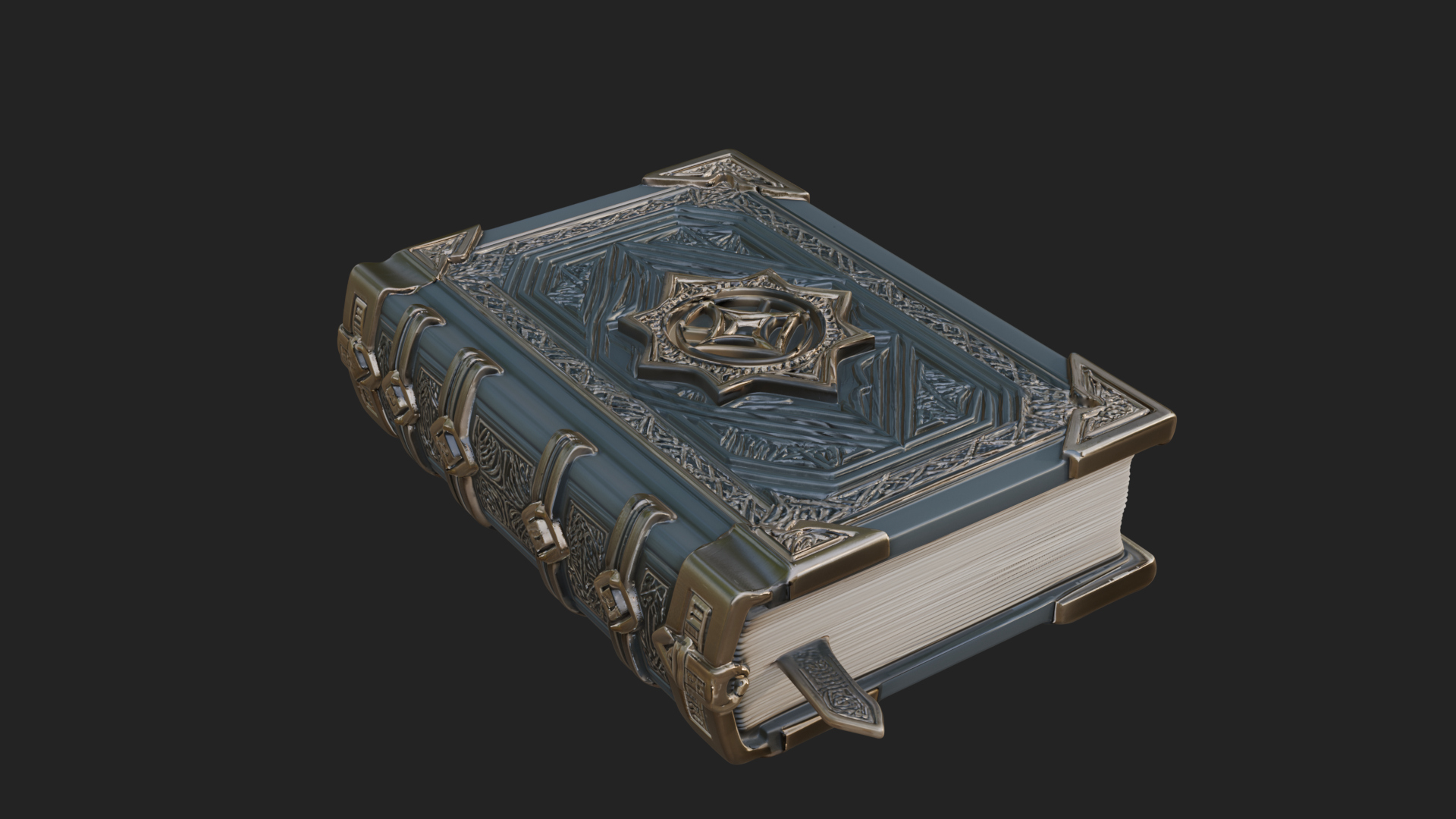 Carved Treasure Chest Model Design 1 3D Print Model 3D Model