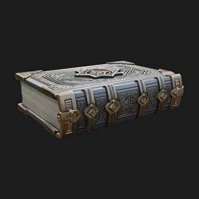 Carved Treasure Chest Model Design 1 3D Print Model