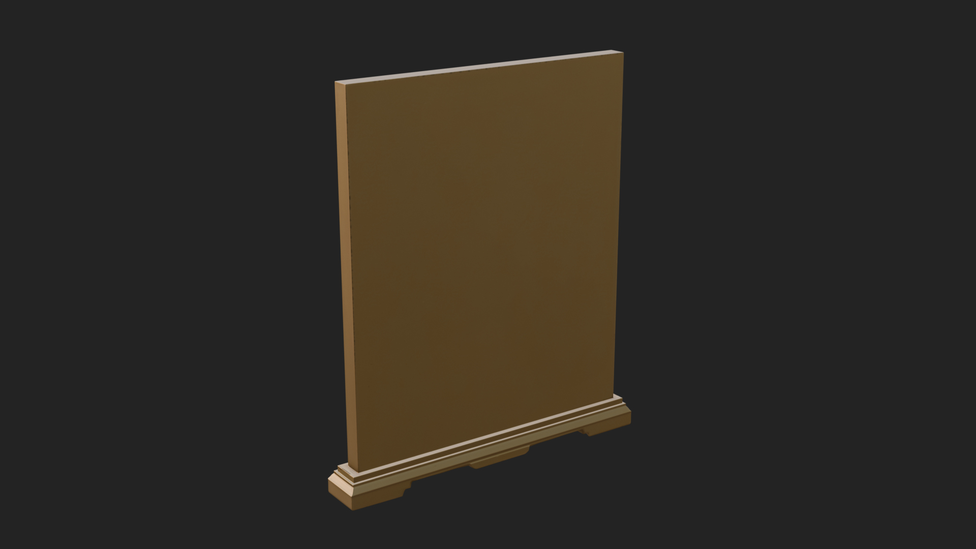Carved Vine Screen Plaque Design 2 3D Print Model 3D Model