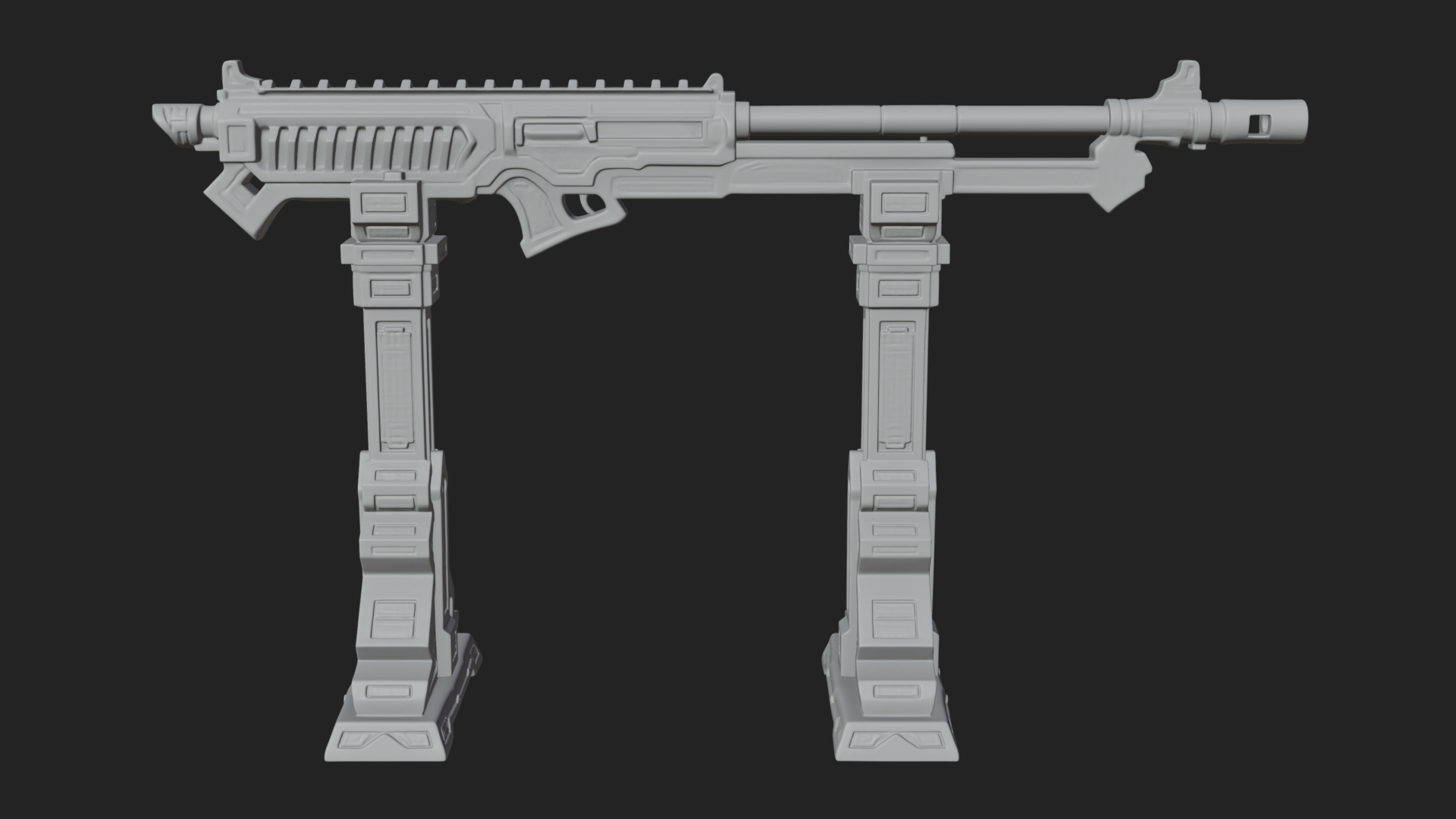 Carved Weapon Display Stand Model Design 1 3D Print Model 3D Model