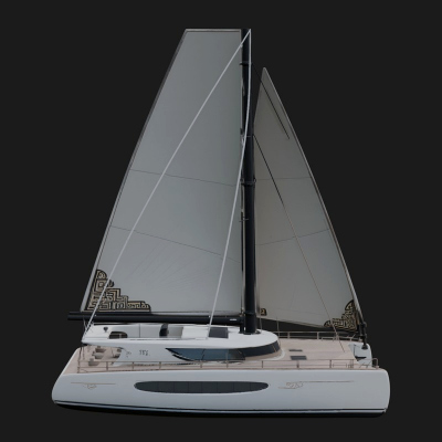 Catamaran Yacht Model Design 7 3D Print Model
