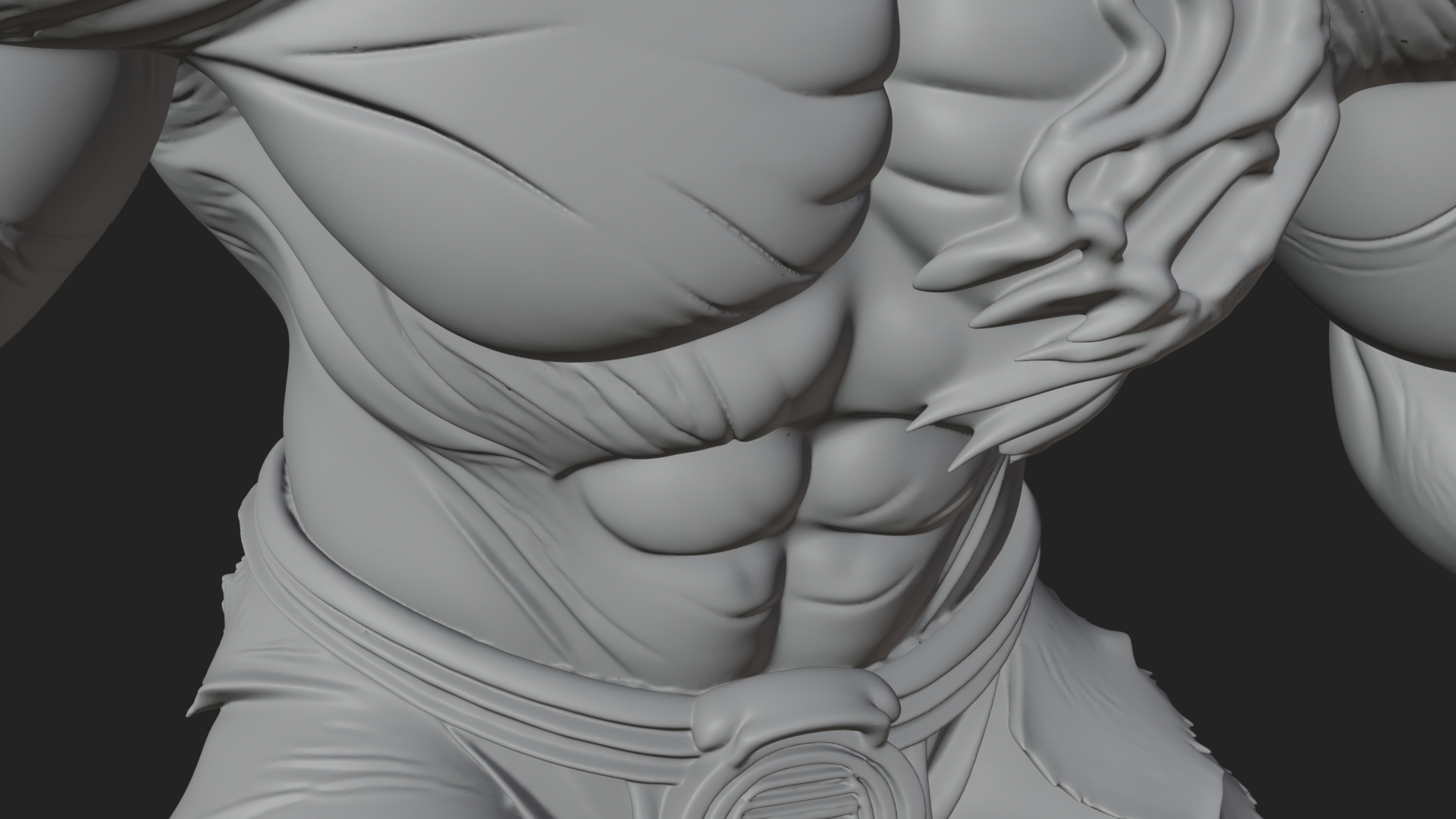 Cave Troll Statue Design 1 3D Print Model 3D Model