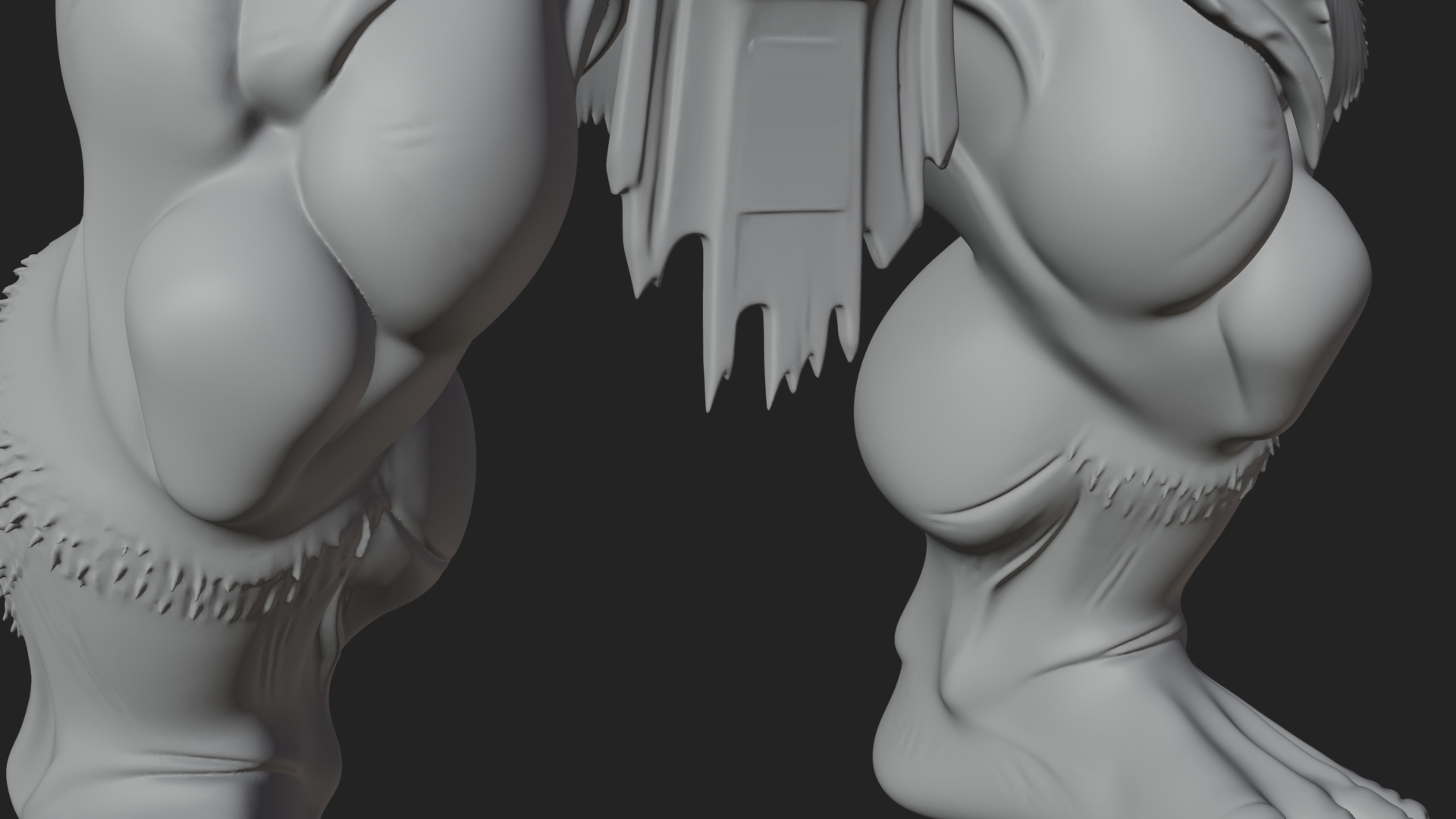 Cave Troll Statue Design 1 3D Print Model 3D Model