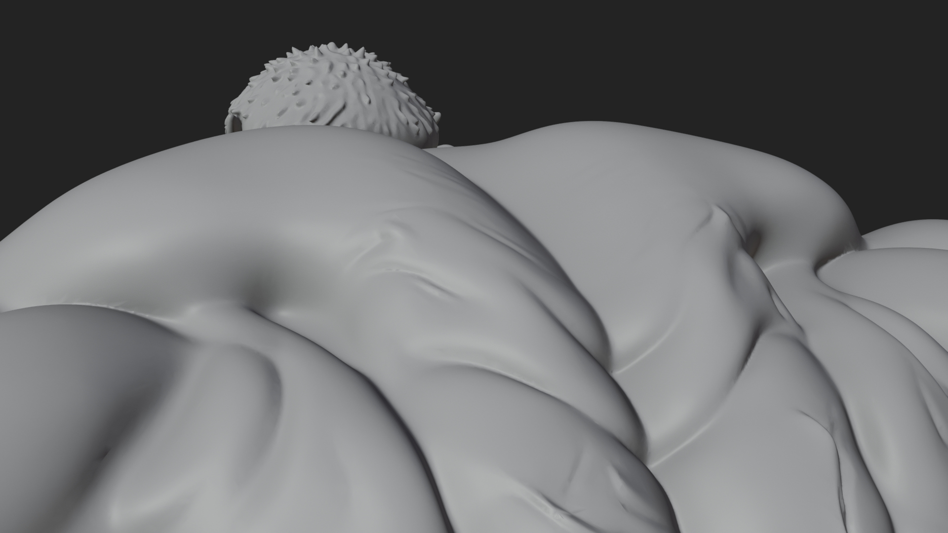 Cave Troll Statue Design 4 3D Print Model 3D Model