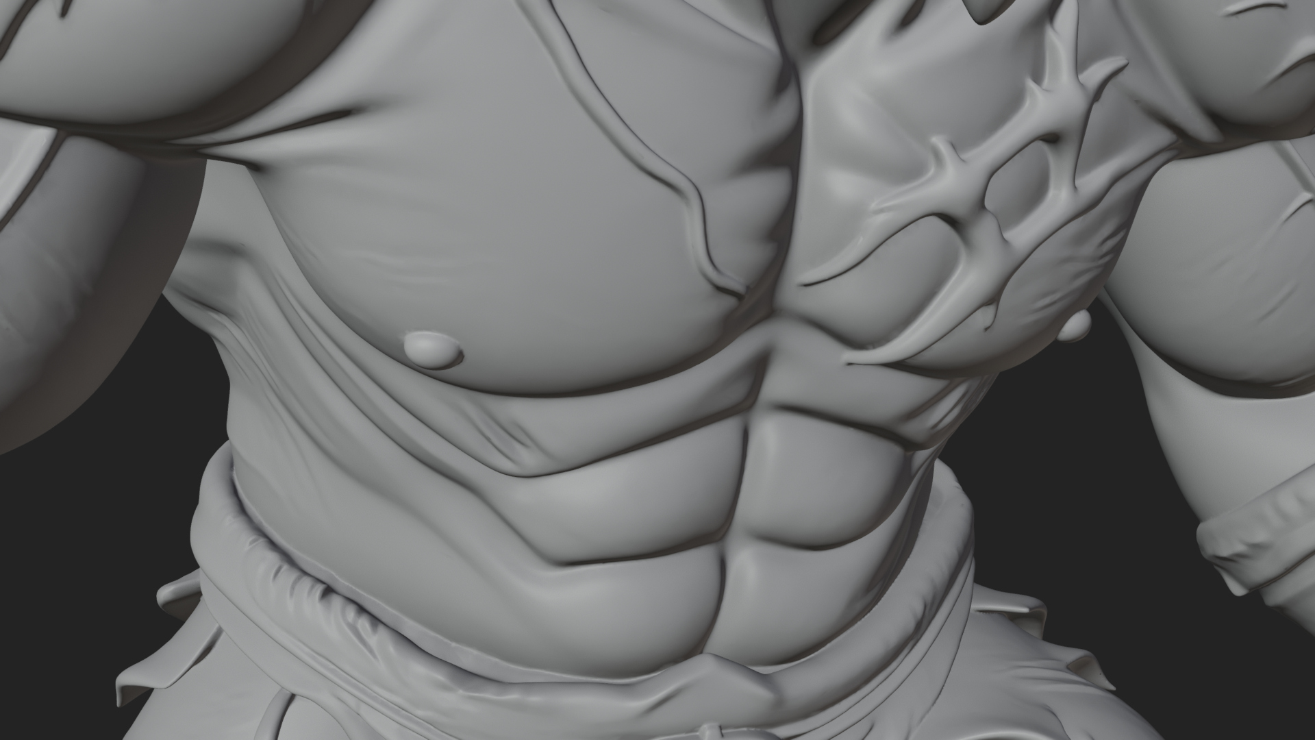 Cave Troll Statue Design 7 3D Print Model 3D Model