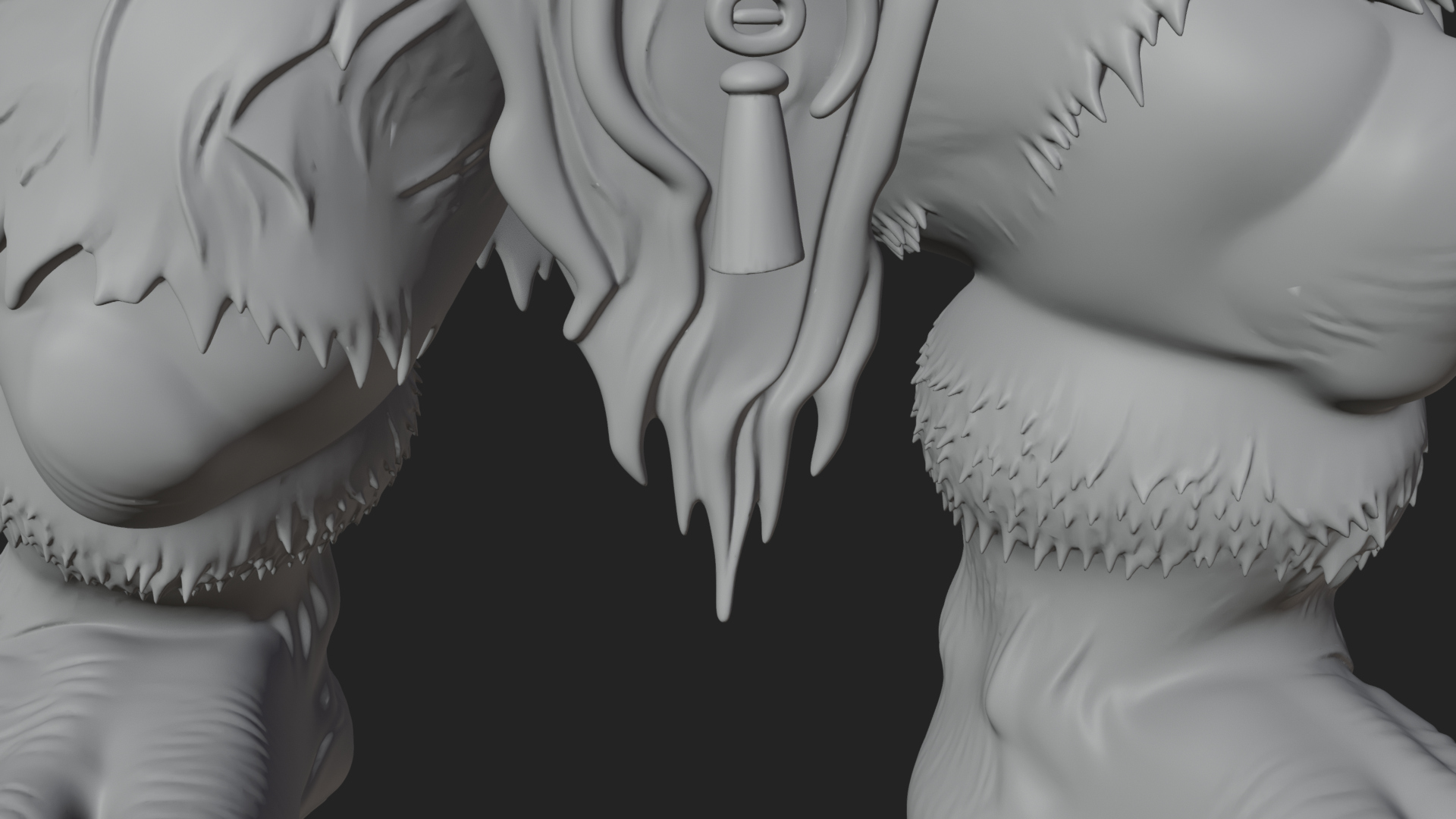Cave Troll Statue Design 7 3D Print Model 3D Model