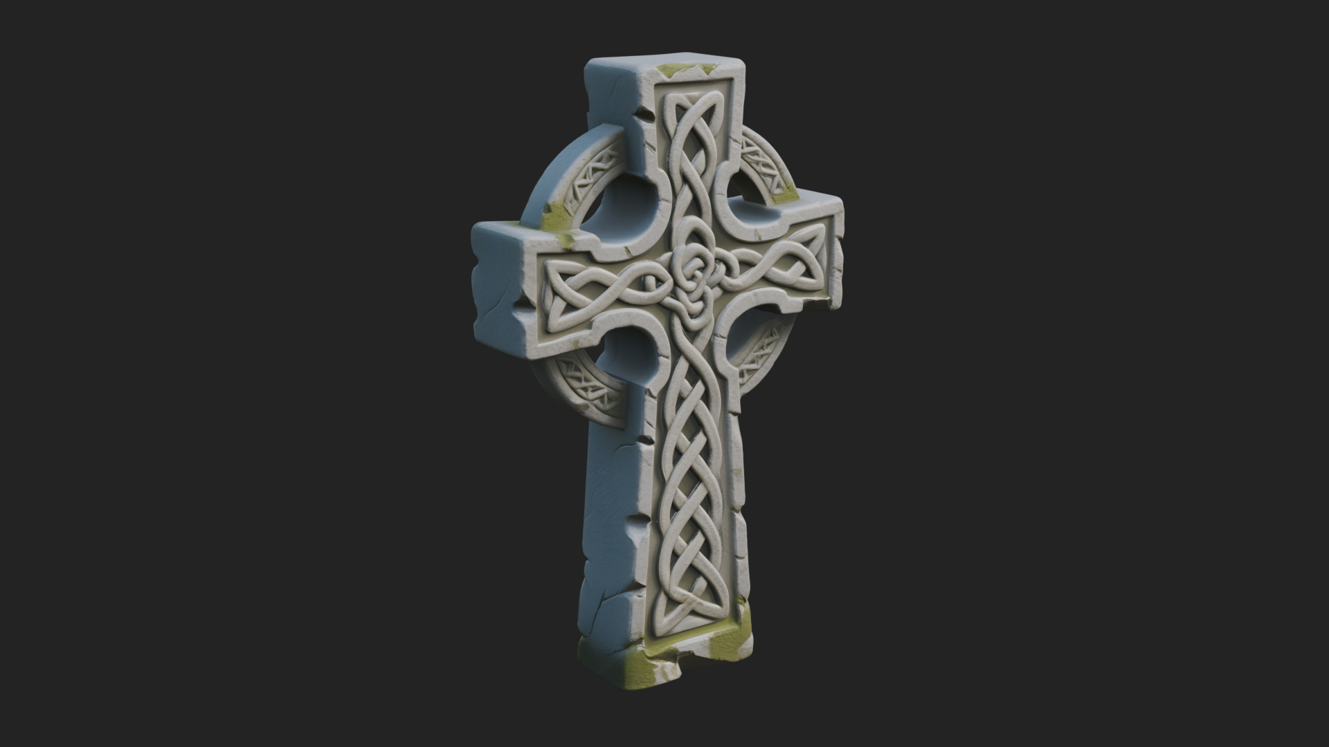 Celtic Cross Statue Design 5 3D Print Model 3D Model