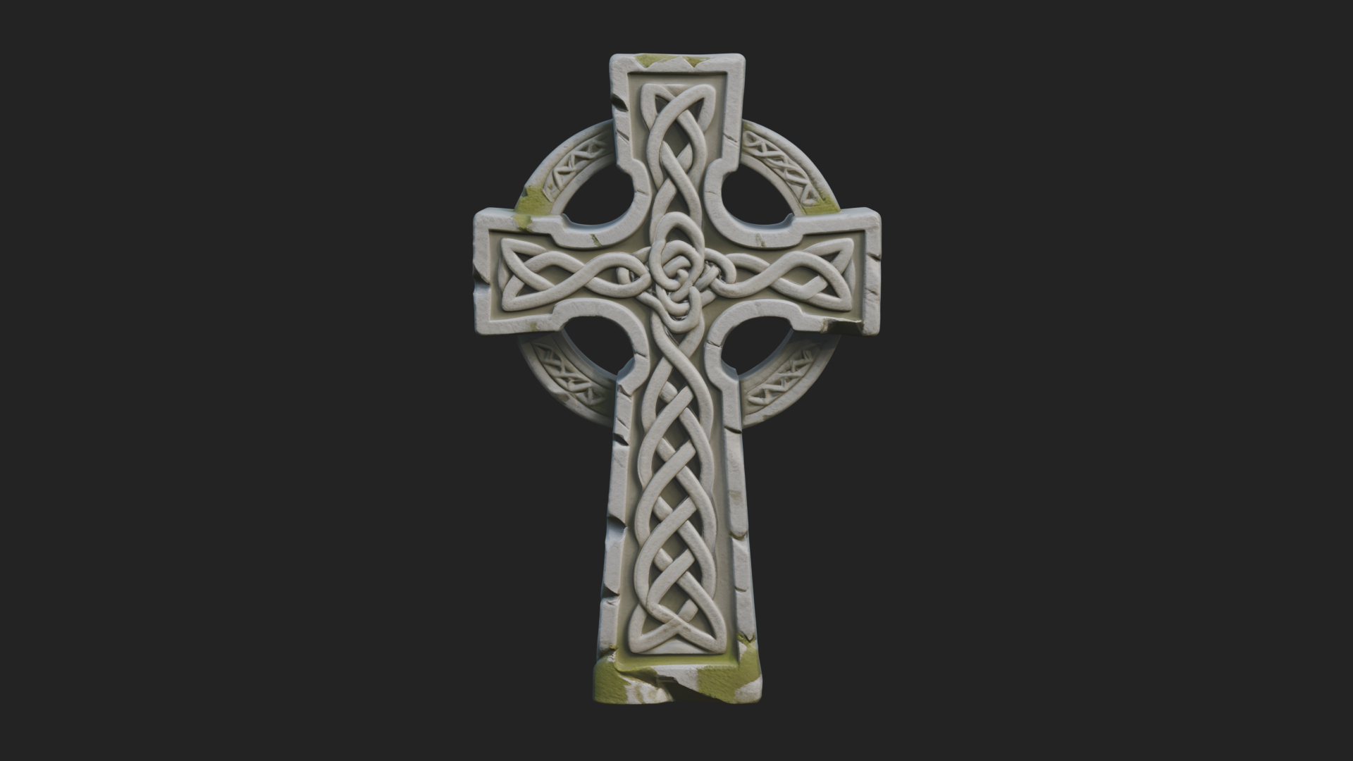 Celtic Cross Statue Design 5 3D Print Model 3D Model