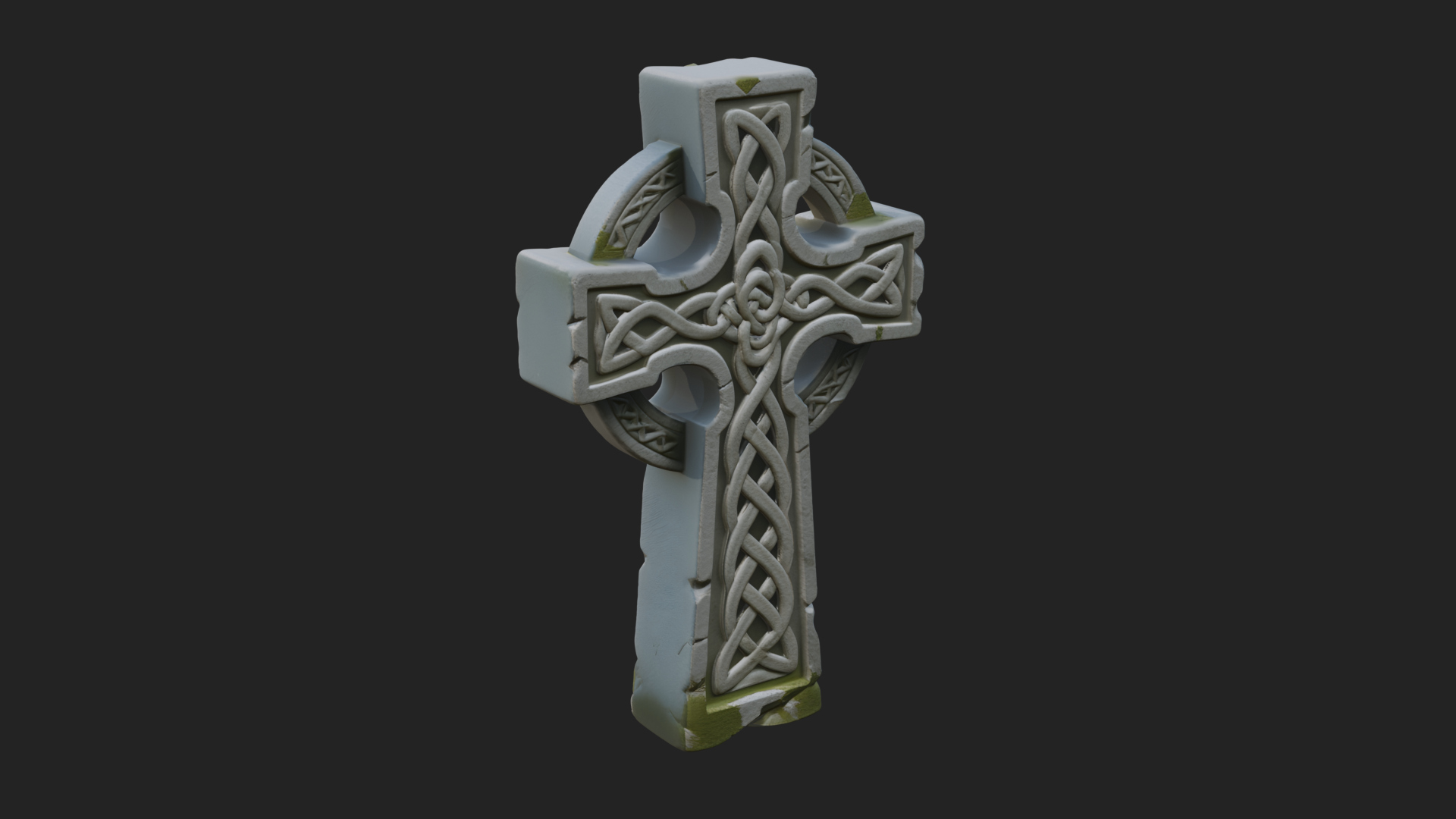 Celtic Cross Statue Design 5 3D Print Model 3D Model