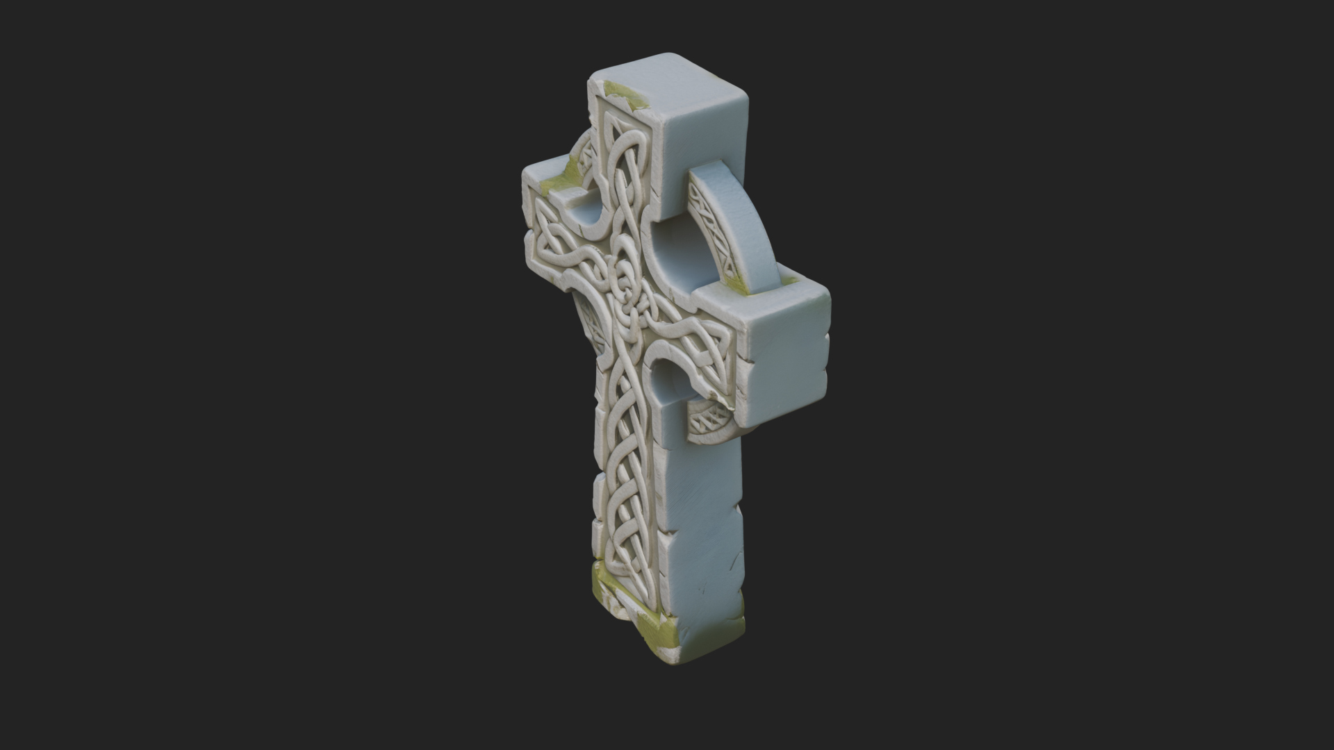 Celtic Cross Statue Design 5 3D Print Model 3D Model