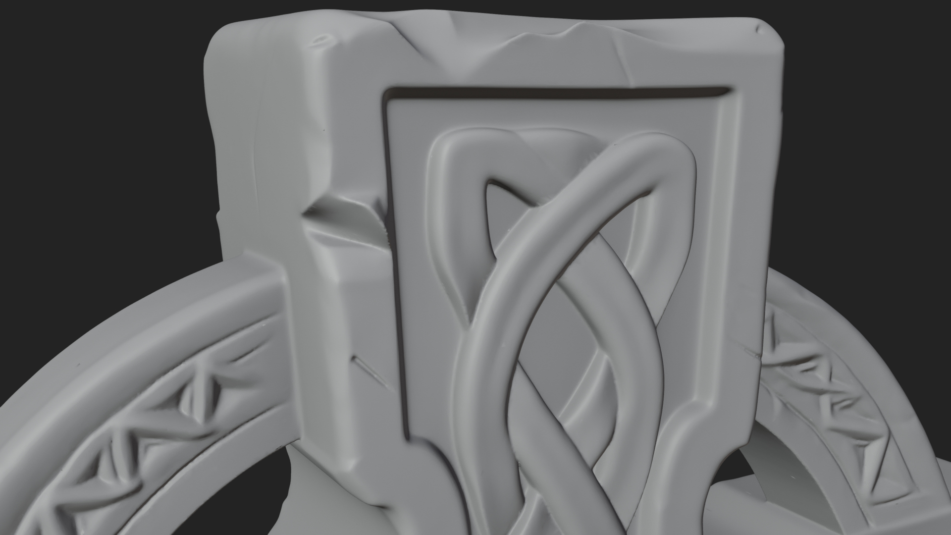 Celtic Cross Statue Design 5 3D Print Model 3D Model